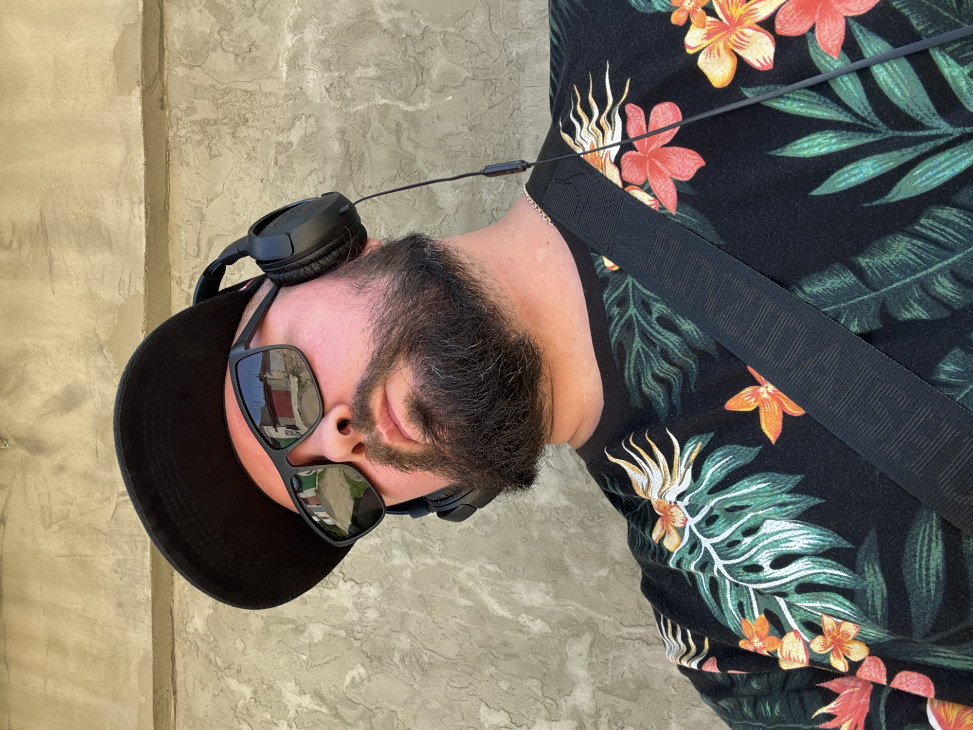 Sunny afternoon in Orsha: beer, headphones, and open sky.