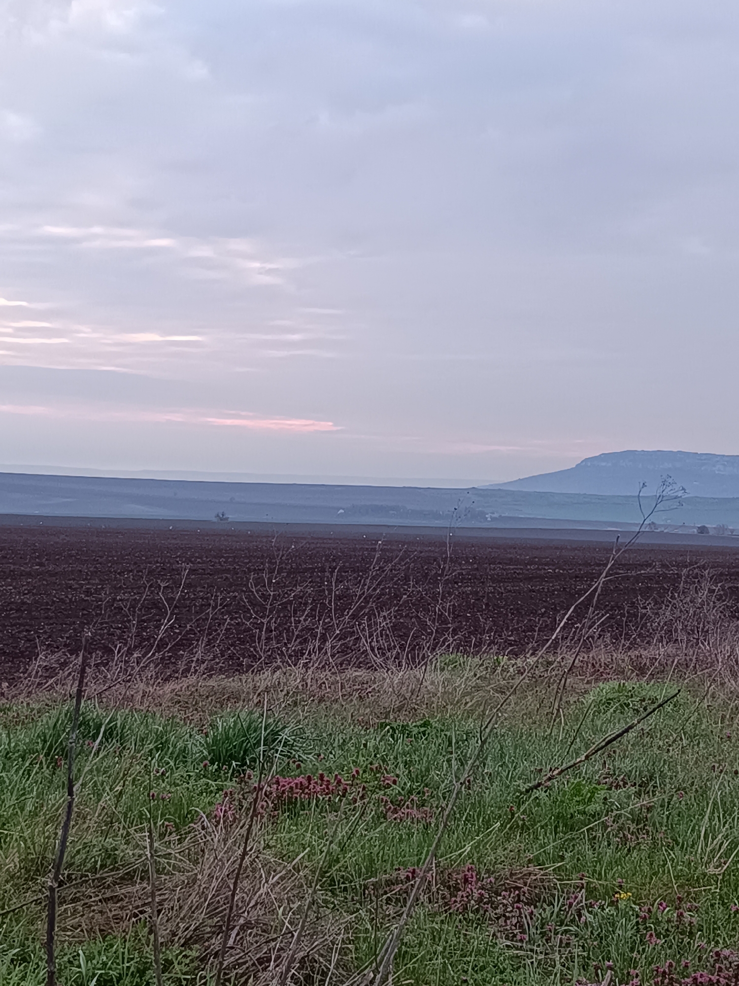 Rural landscape observed in Vasil Drumev, Bulgaria