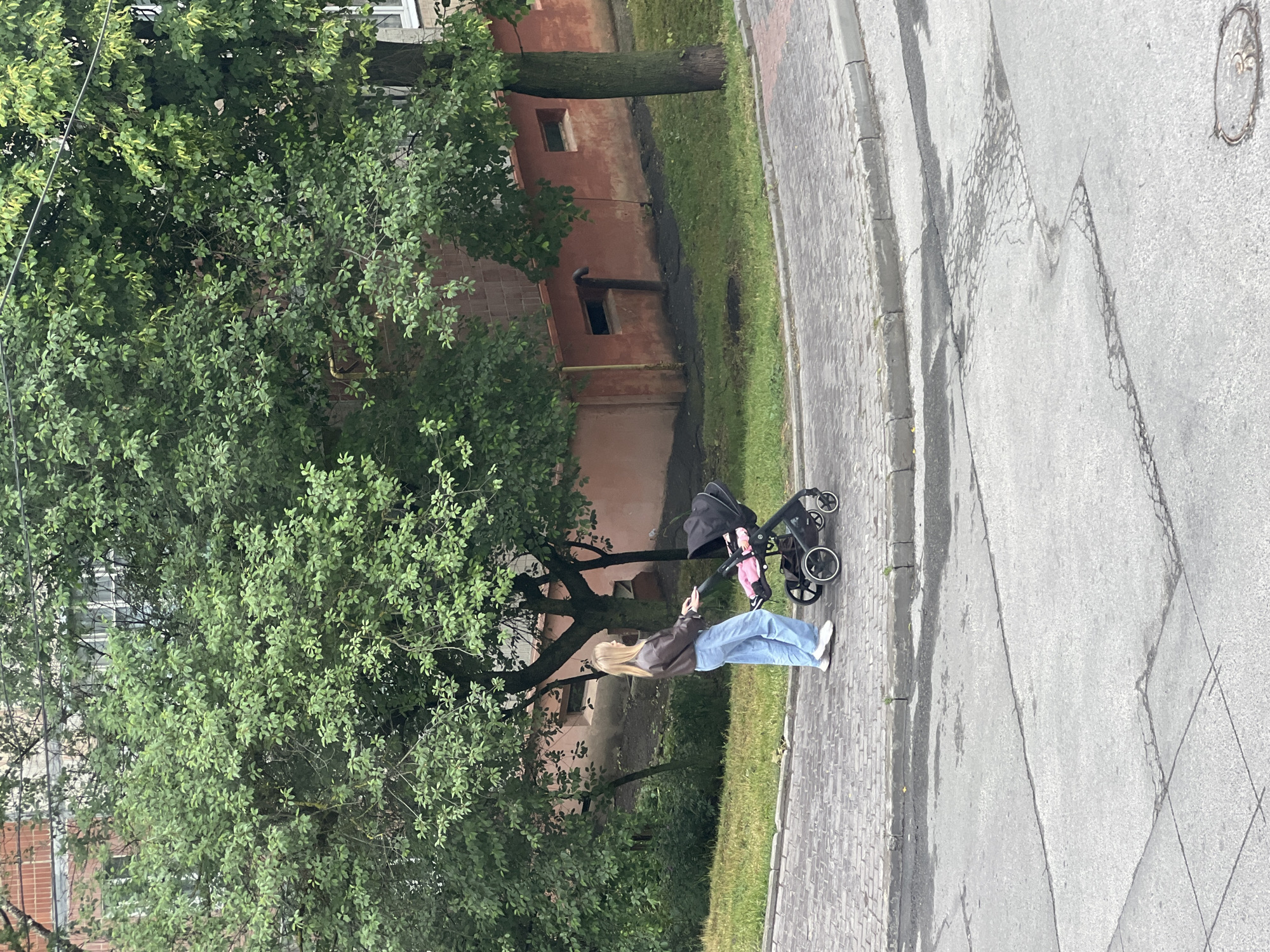 Morning street life observed across Ternopil, Ukraine