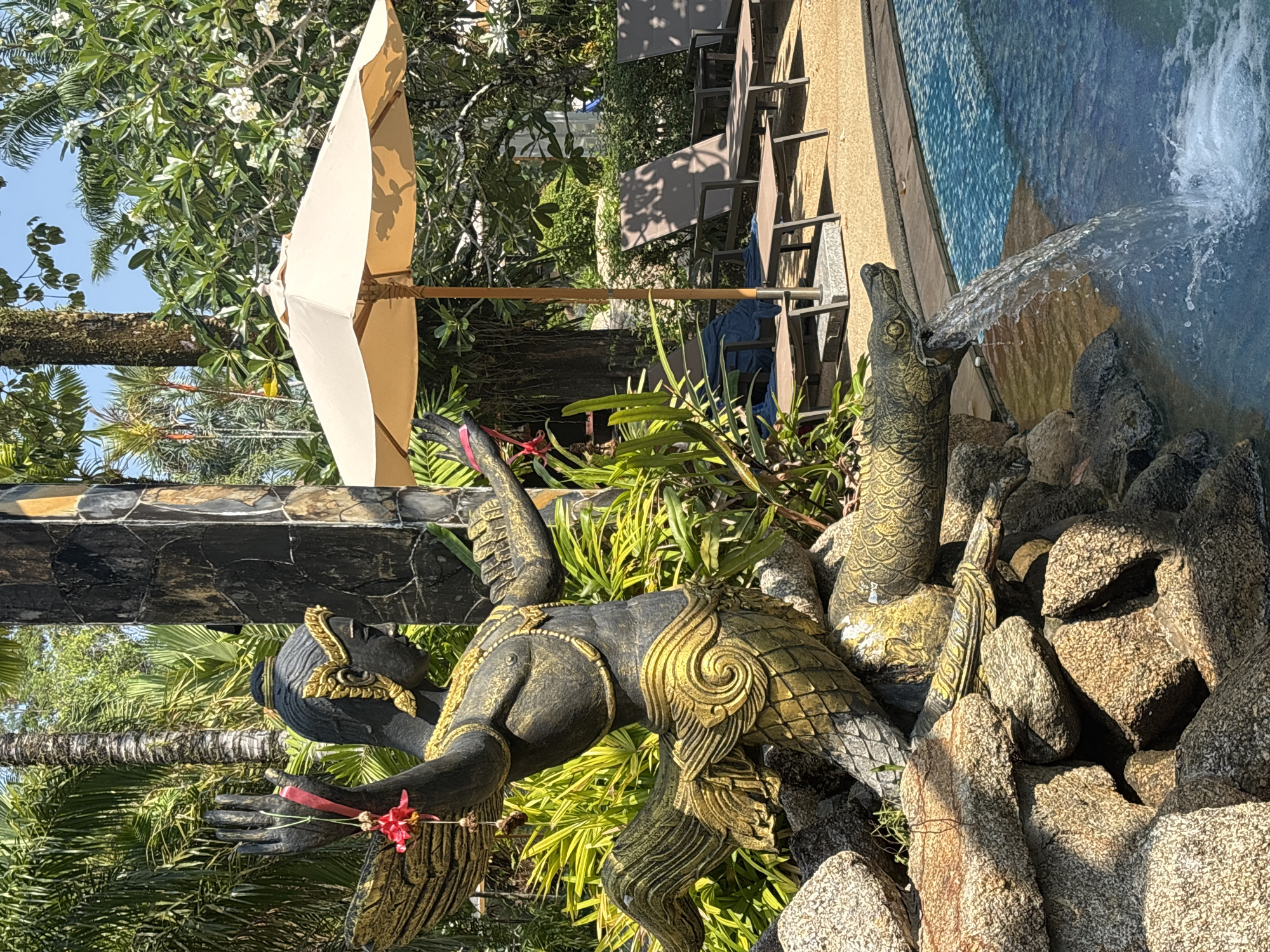 Resort details and accessibility signage observed in Khok Kloi