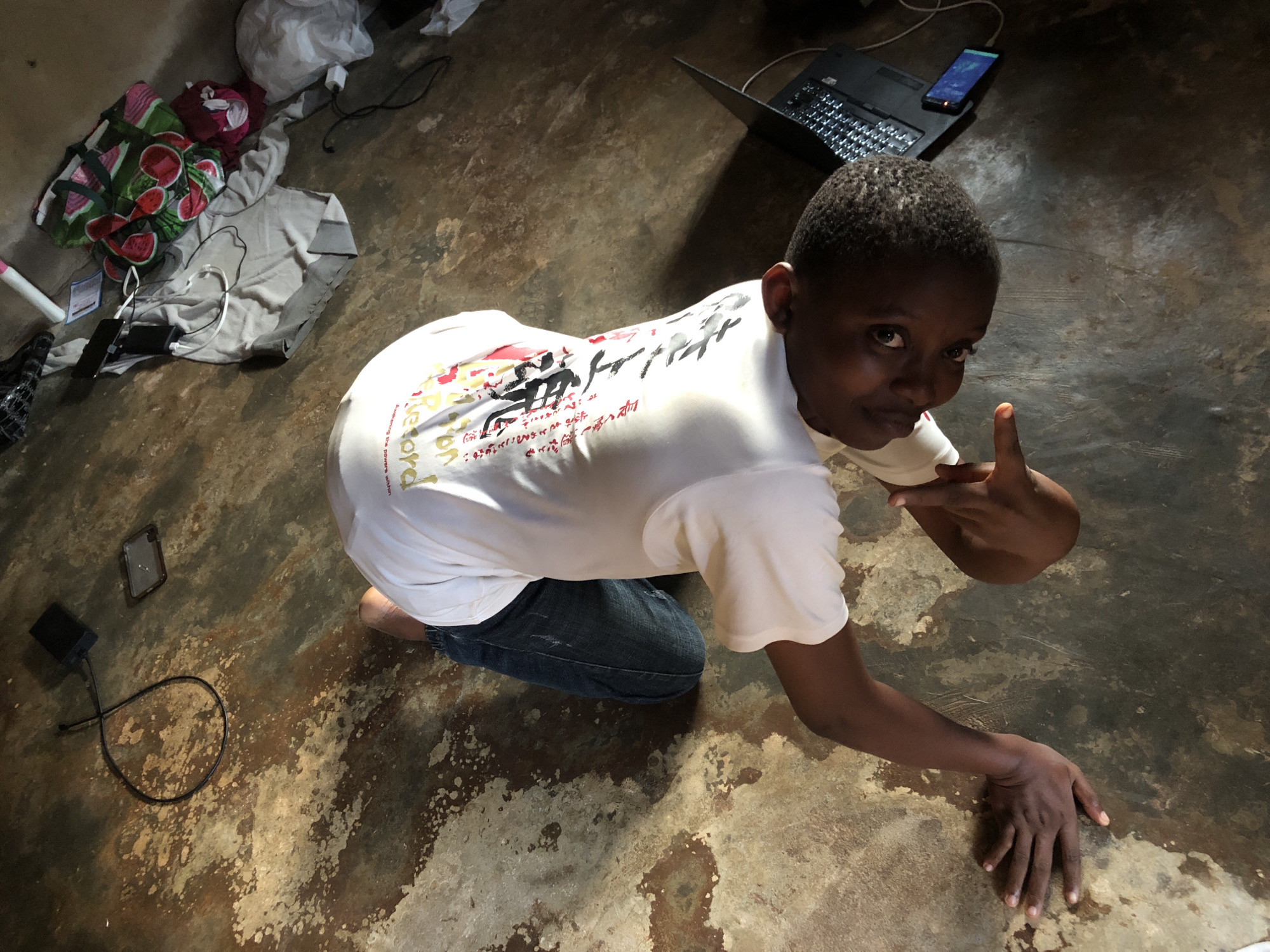Morning routine activities documented in urban residential area