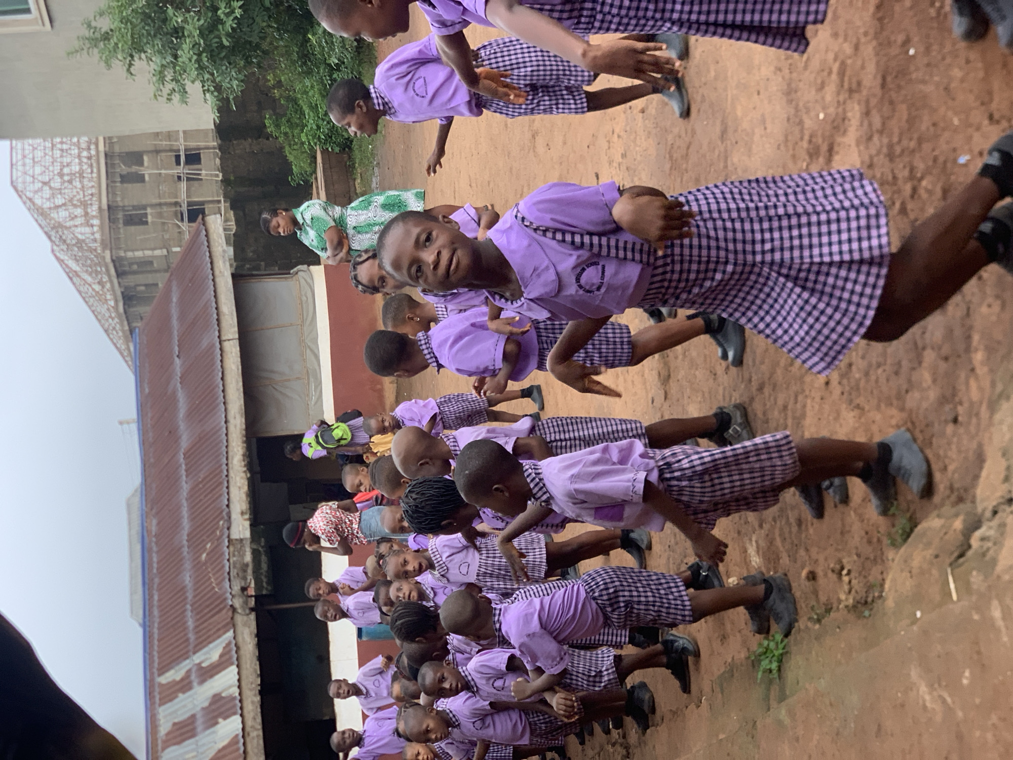 School activity morning in rural southeastern Nigeria