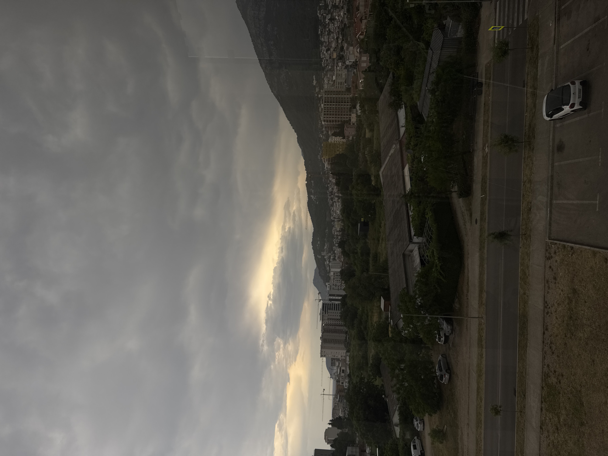 Bar, Montenegro skyline under moody afternoon clouds