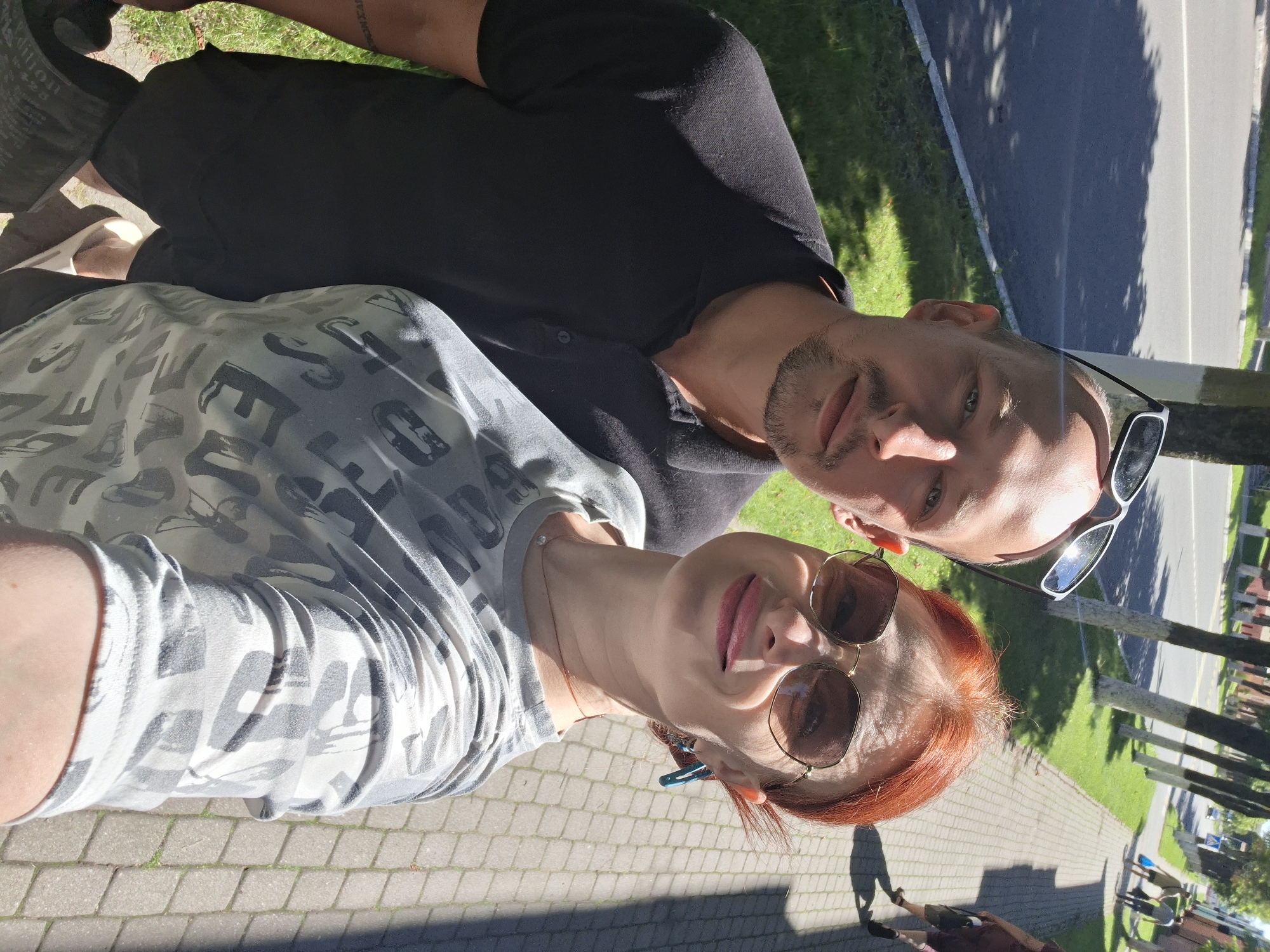 Summer day in Myadzyel with cats, streets, and sunshine
