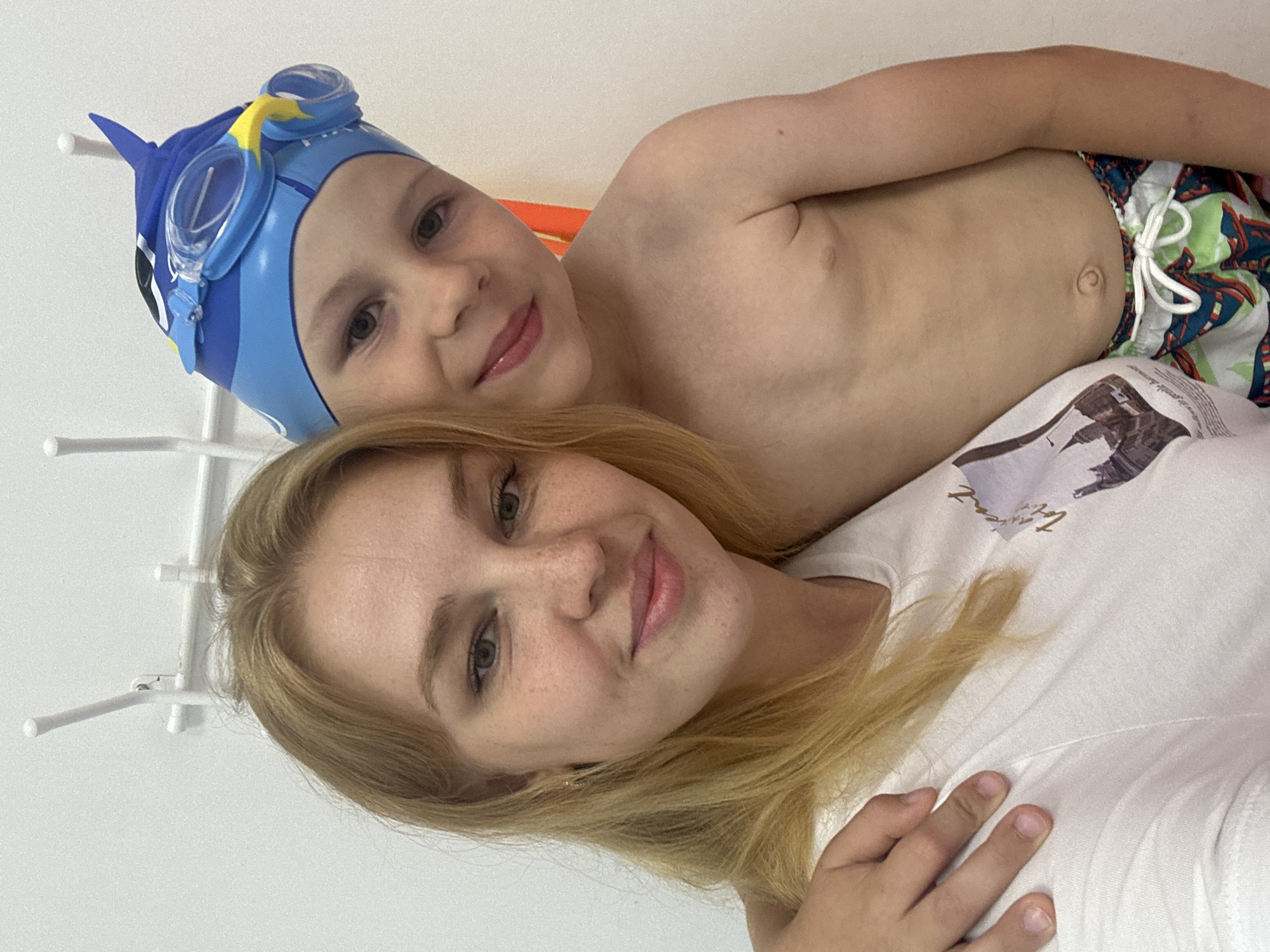 Afternoon swim session at a Rusanovo aquatic center