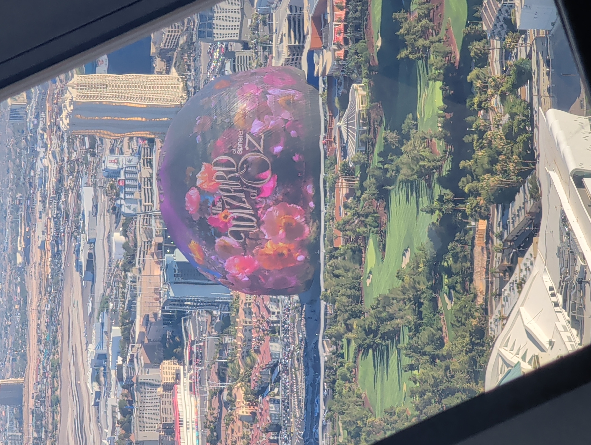 Las Vegas Sphere glows with floral display on July 4th