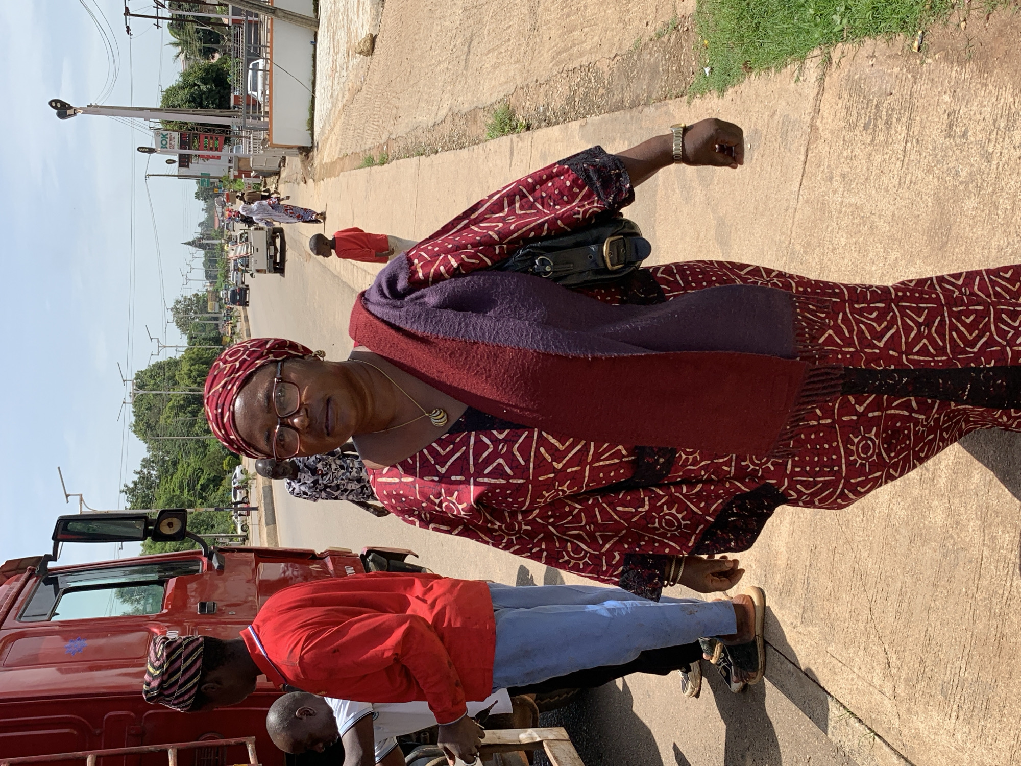 Morning foot traffic and daily commerce on Jos-area streets