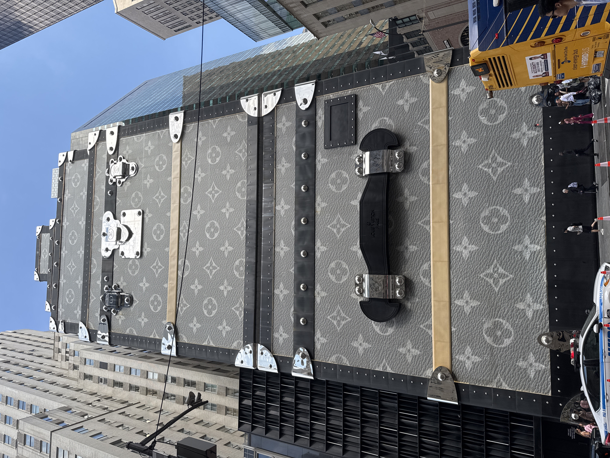 Midtown street-level art and retail installations, New York