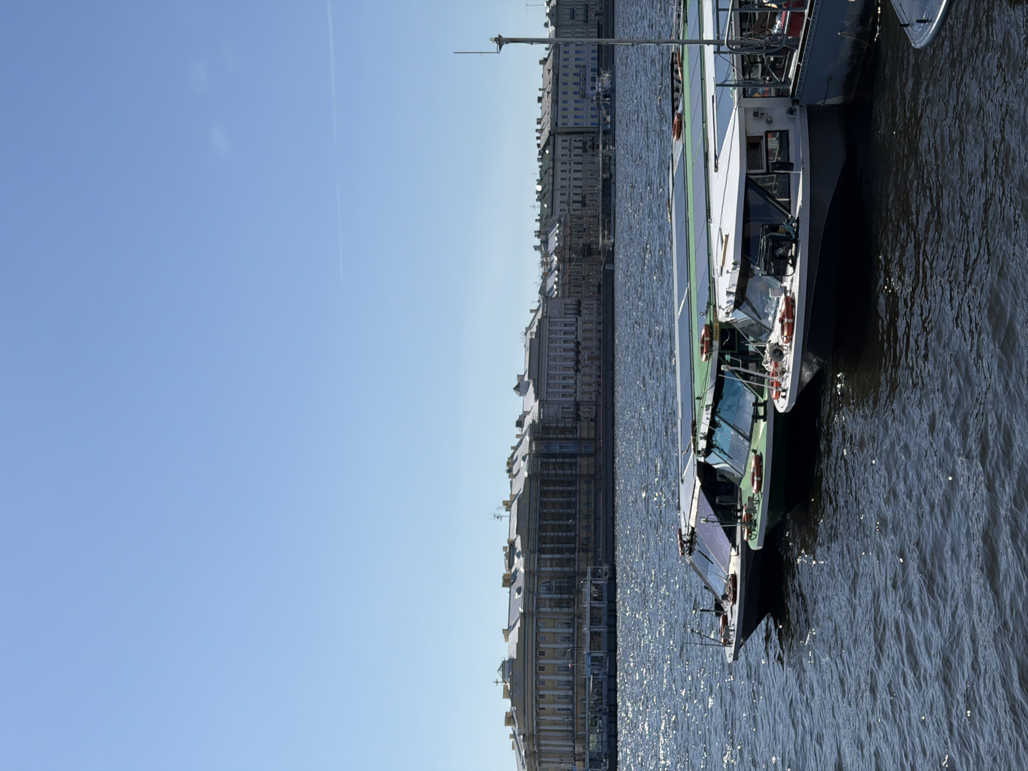 Saint Petersburg on a sunny morning: landmarks, water, and a marathon