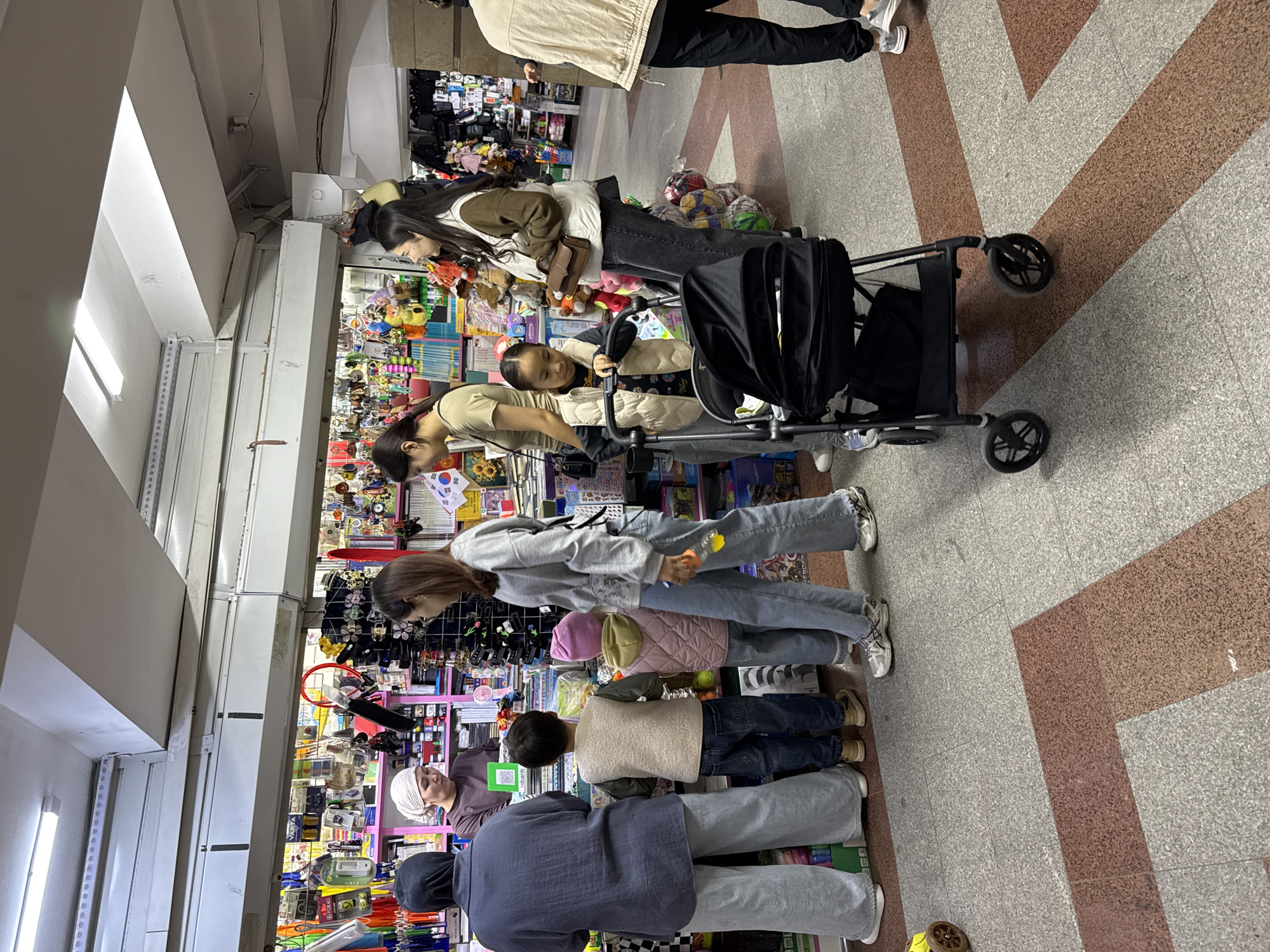 Indoor market scene documented in Bishkek, Kyrgyzstan