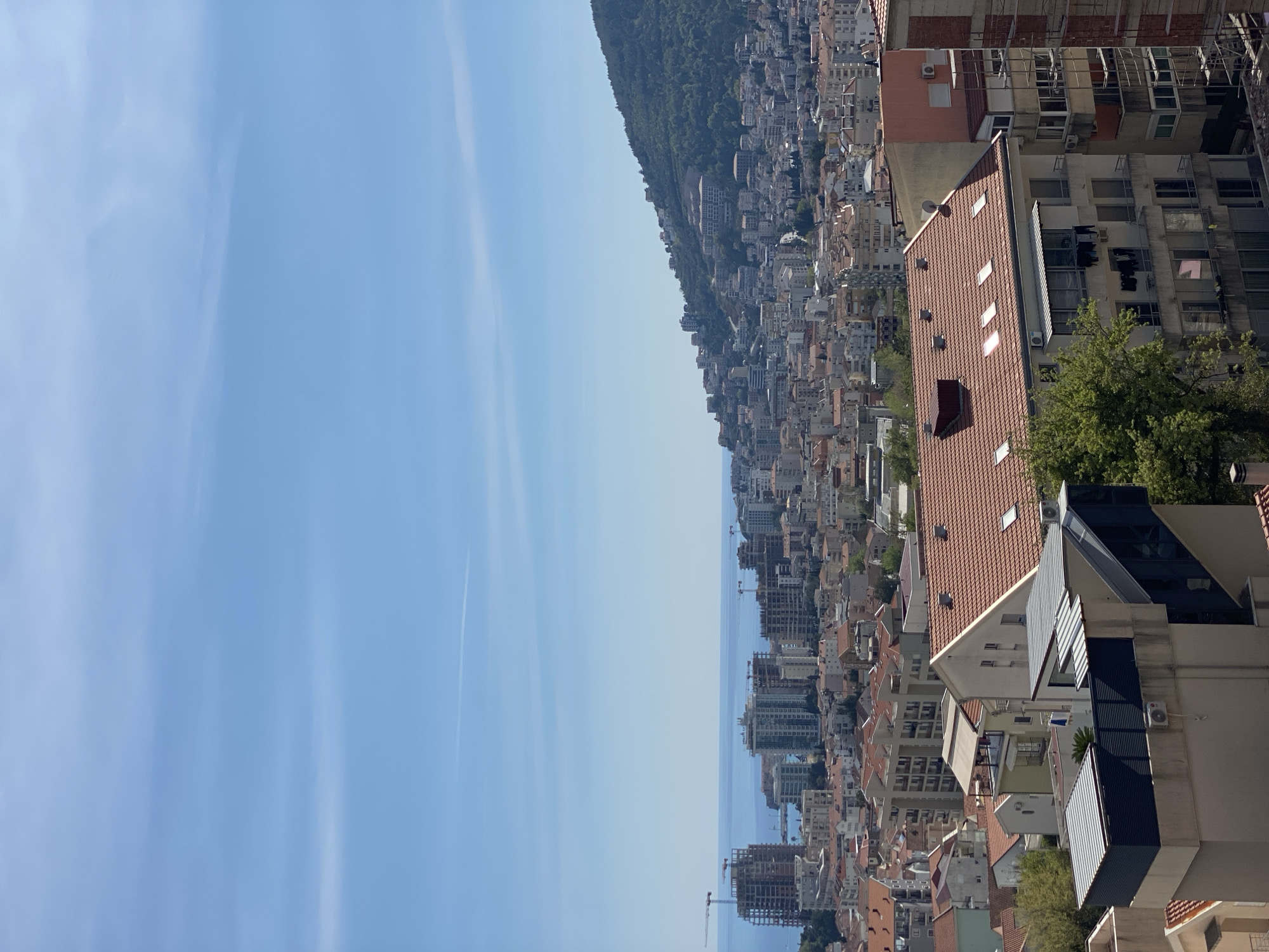Daytime observations document Budva cityscape and coastal views