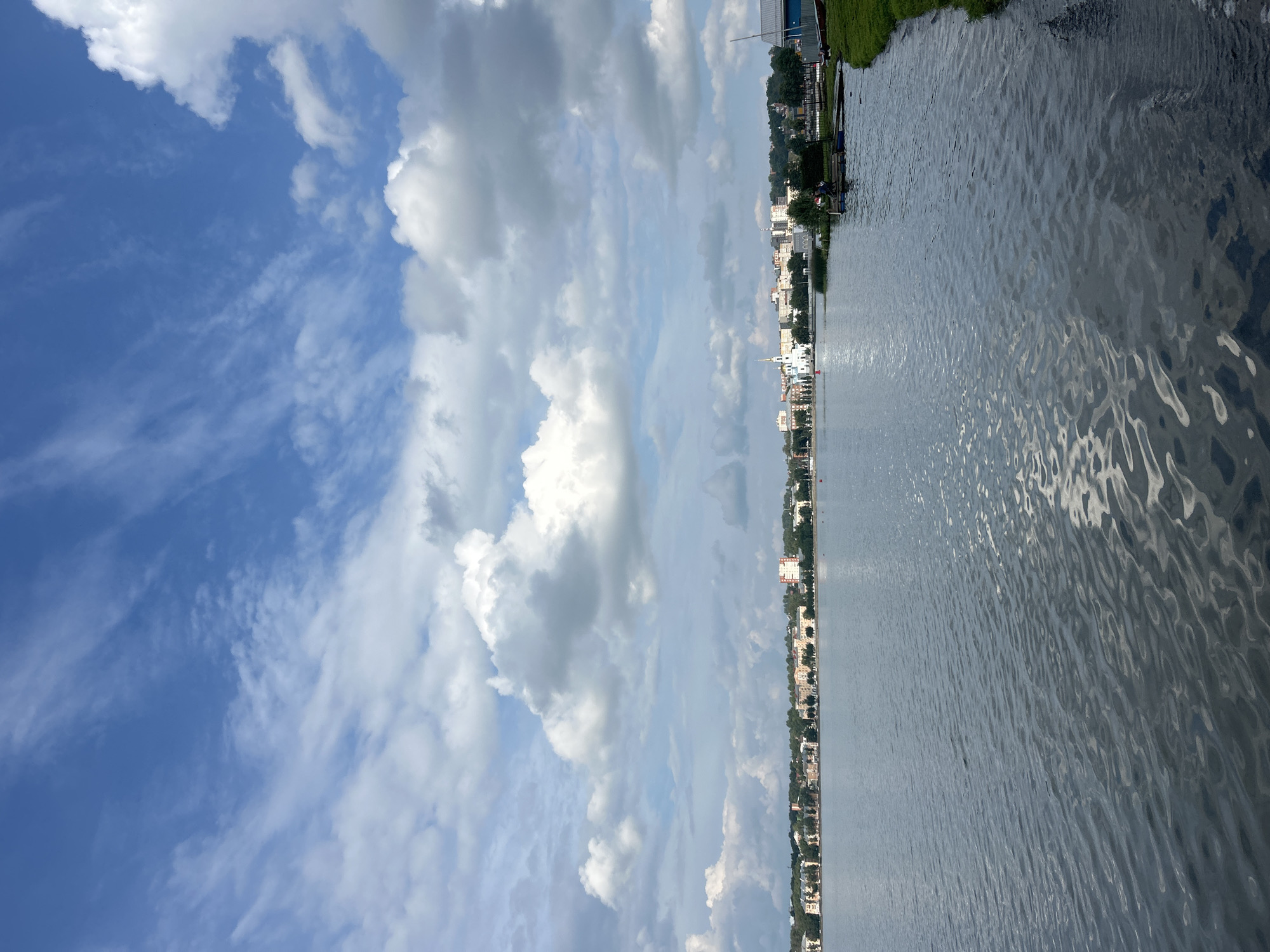 Lazy summer afternoon along the Votkinsk Reservoir embankment