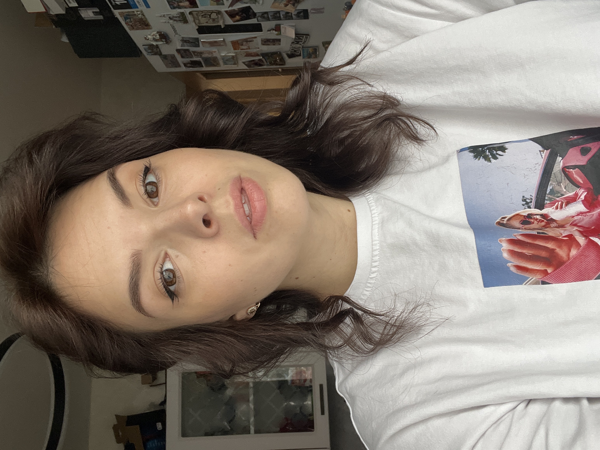 Morning selfies and tabby cat captured in Shushary home