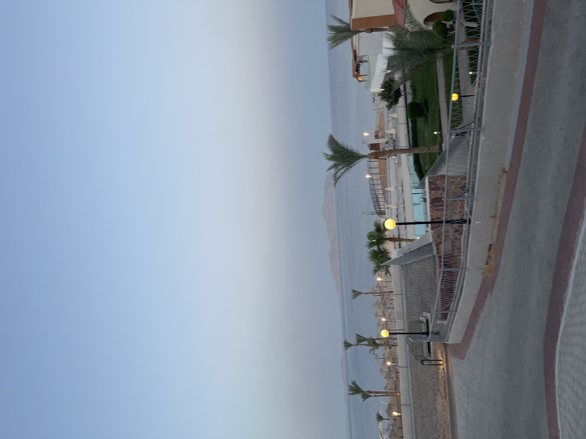 Twilight resort scenes documented in Sharm El Sheikh