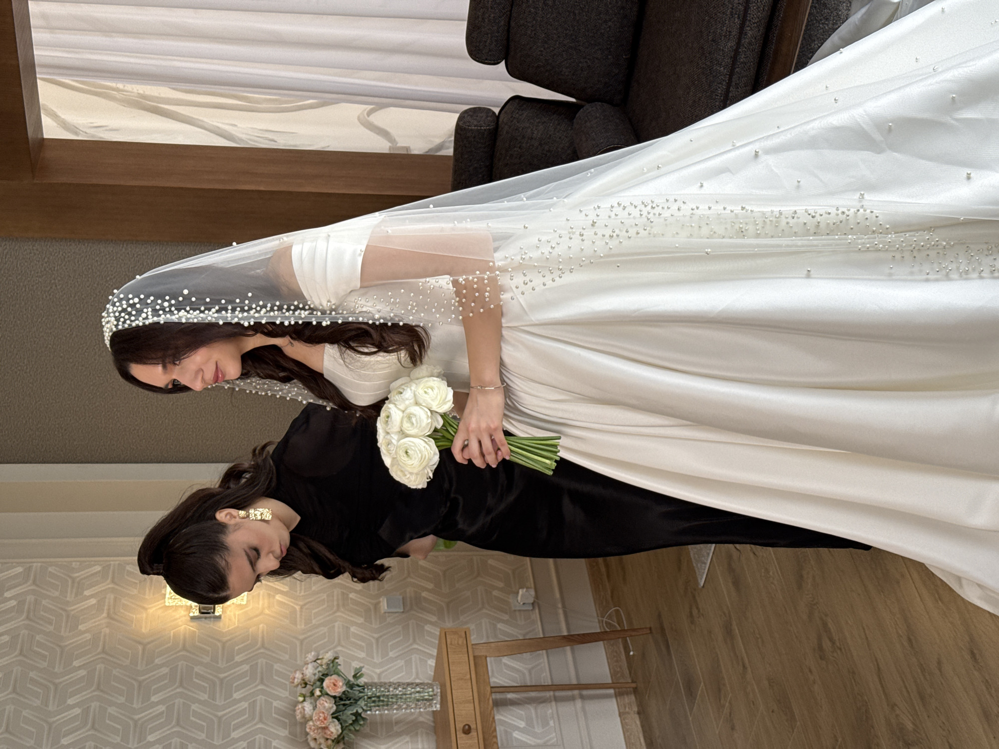 Wedding ceremony captured by witnesses in Makhachkala, Russia