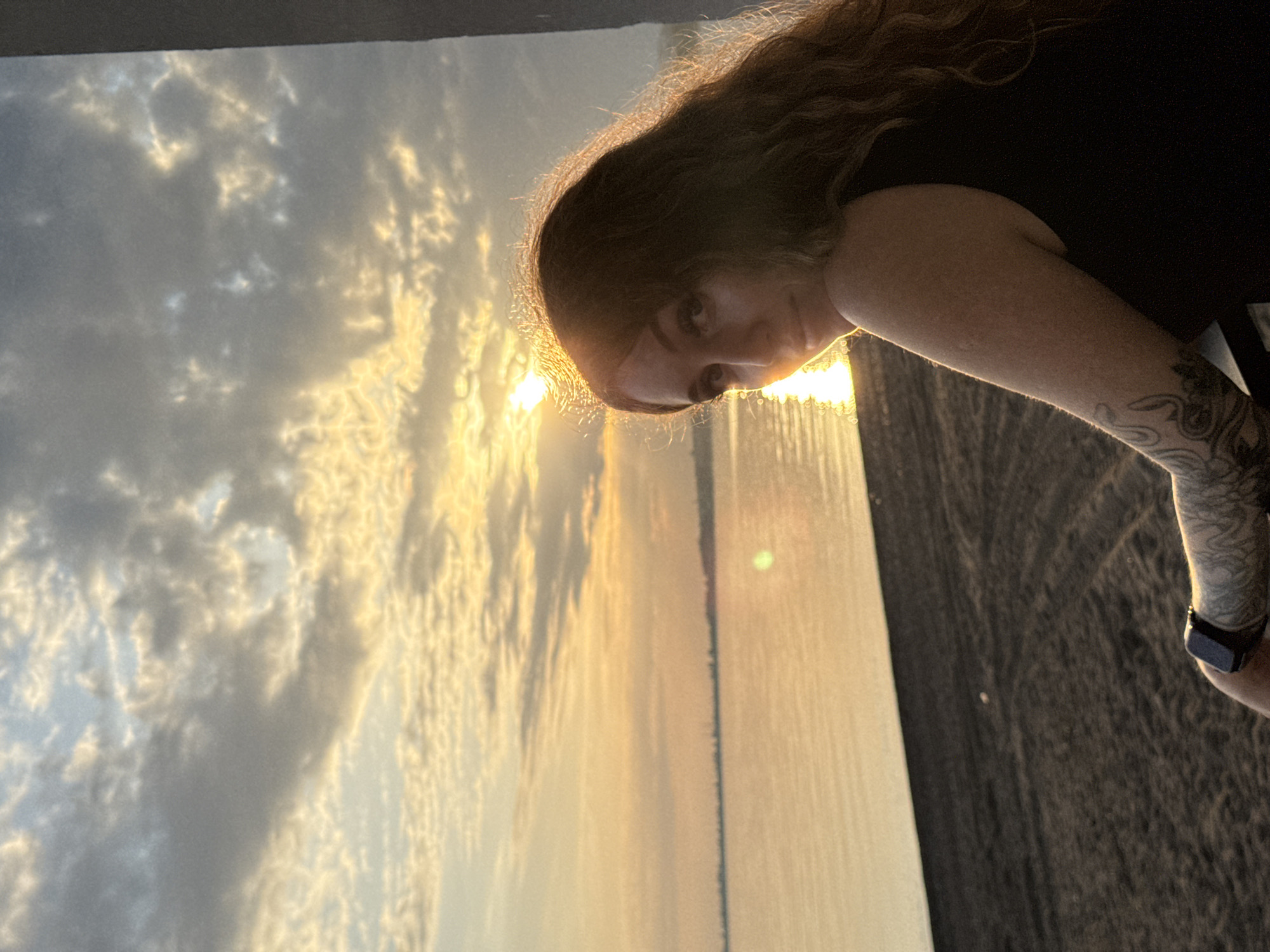 Dramatic sunset captured by witnesses in Chabkwara, Abkhazia