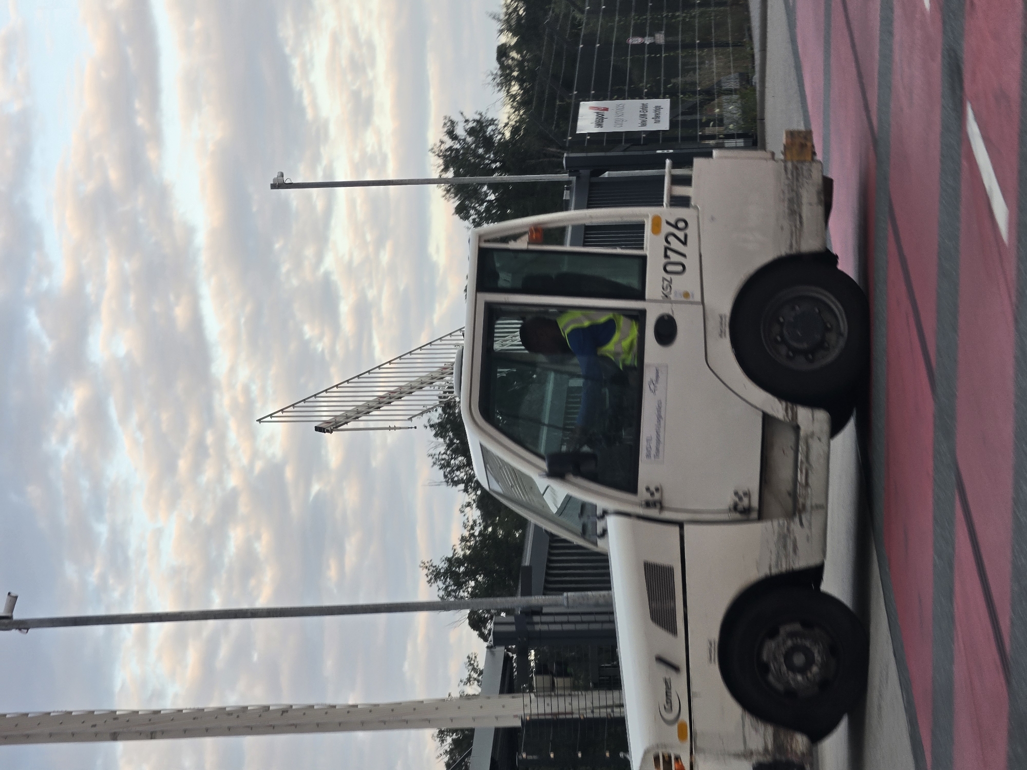 Utility vehicle and scooter spotted near Frankfurt, early morning