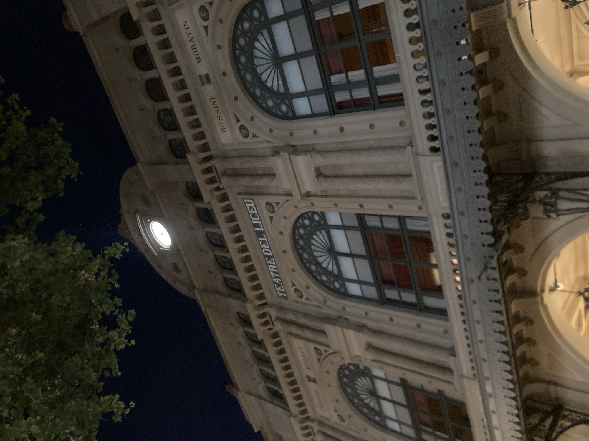 Thursday night on La Rambla, Barcelona