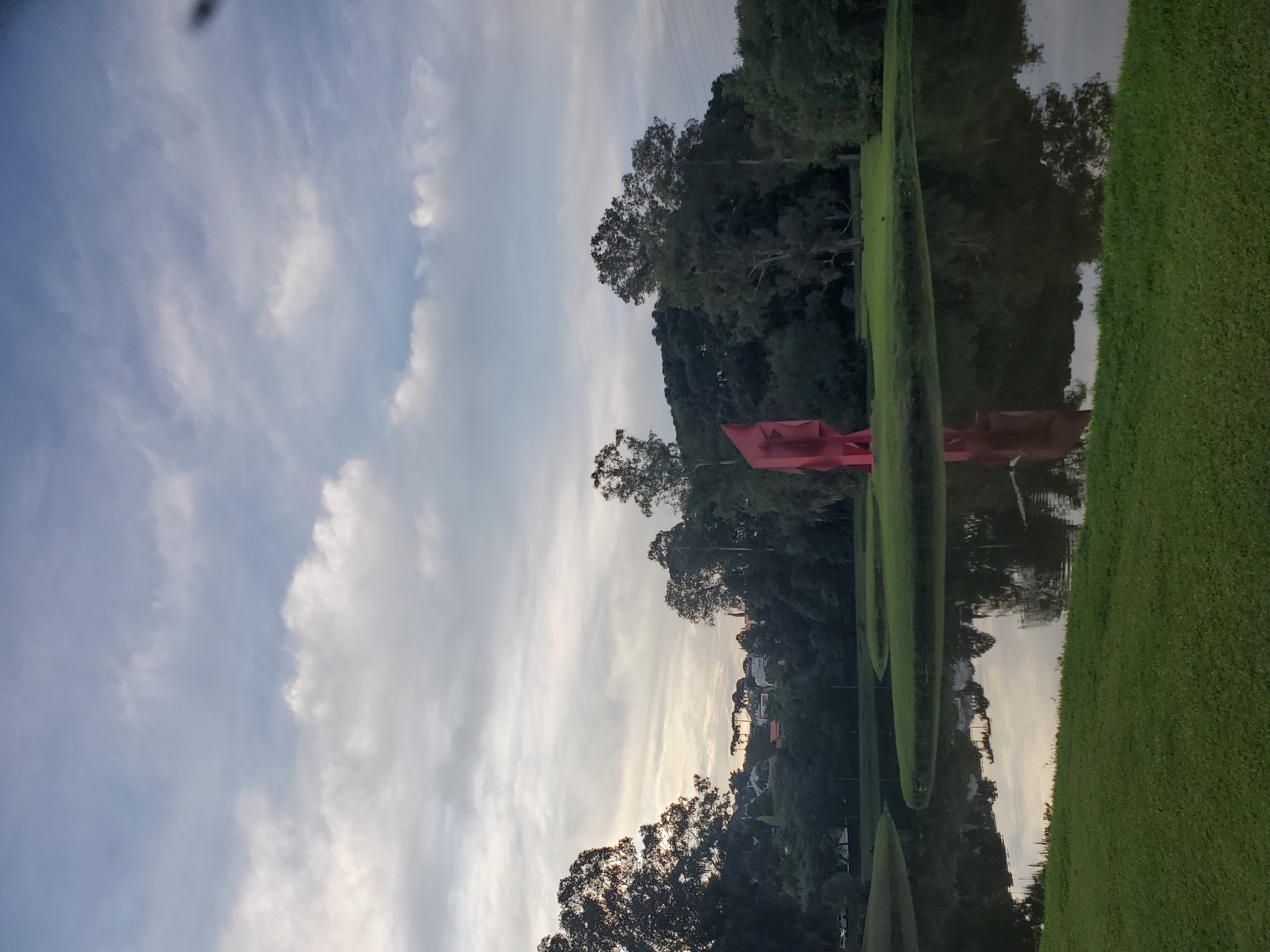Evening scenes documented across Curitiba parks and streets