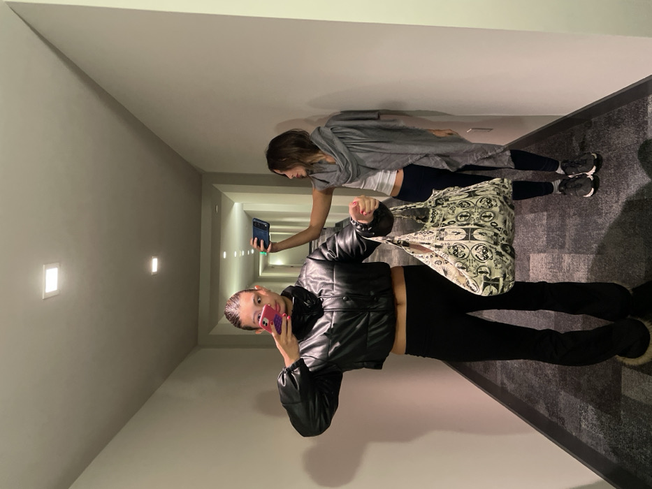 Two women share casual evening at Miami home