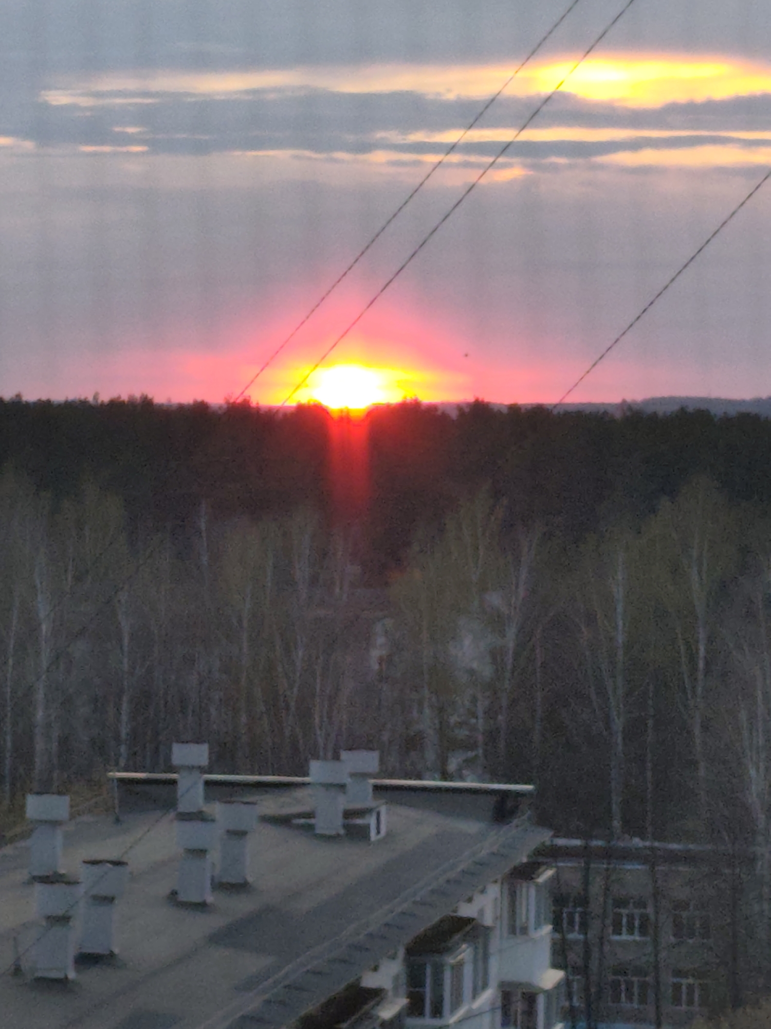 Sunset views and daily moments captured across Chaikovsky, Russia
