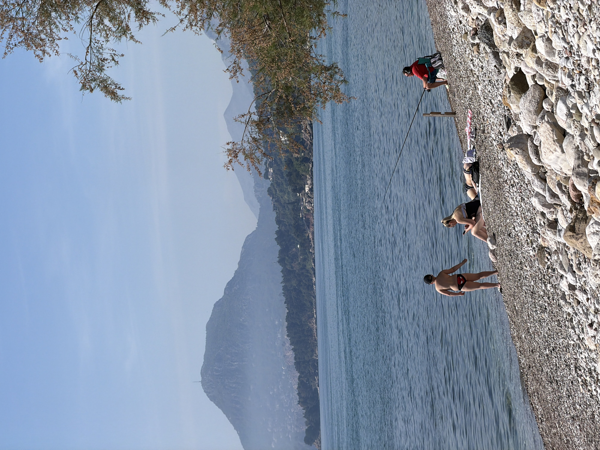Coastal moments captured in Bar, Montenegro on sunny afternoon
