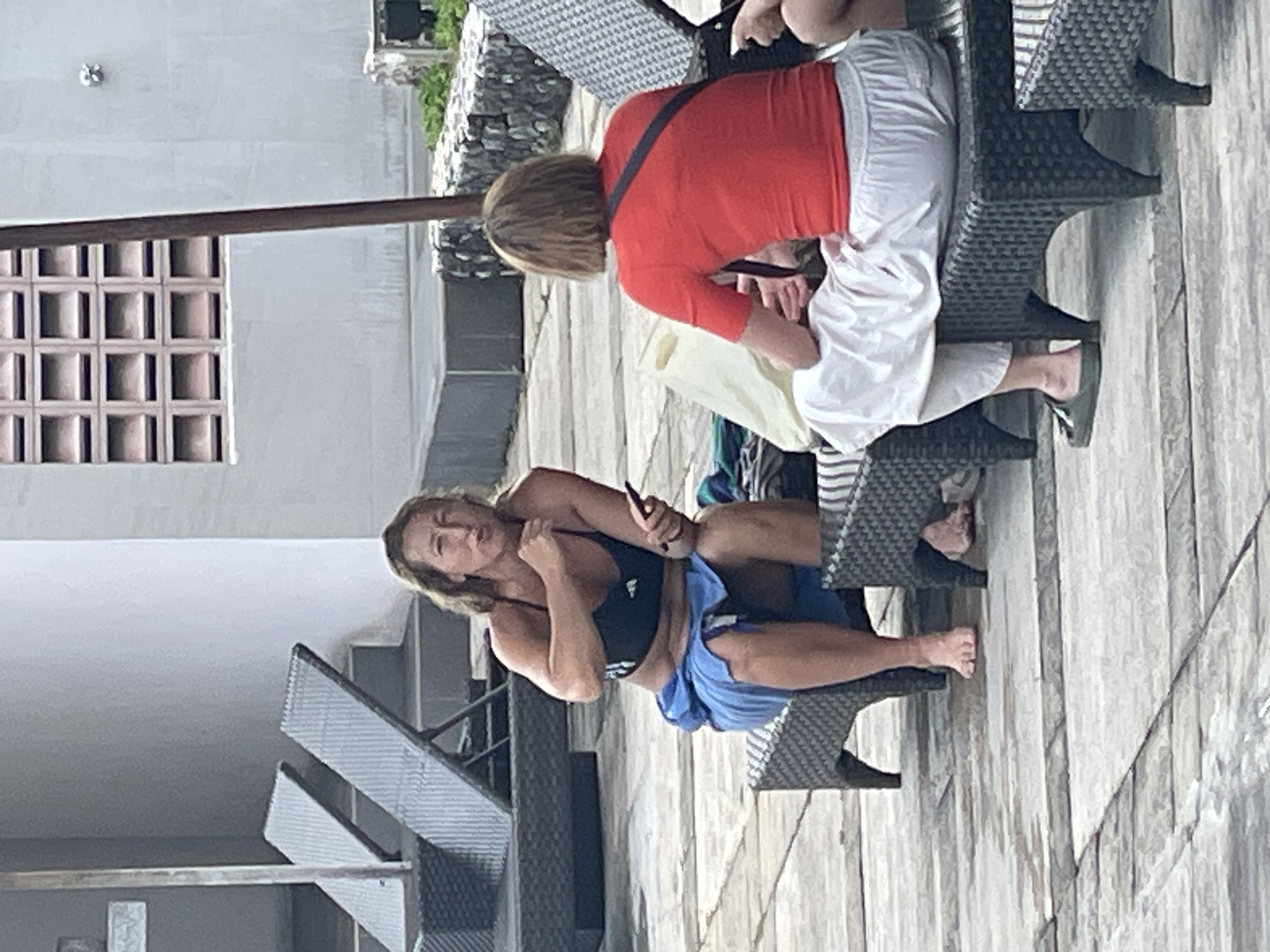 Resort guests enjoy poolside activities in Kuta Selatan, Indonesia