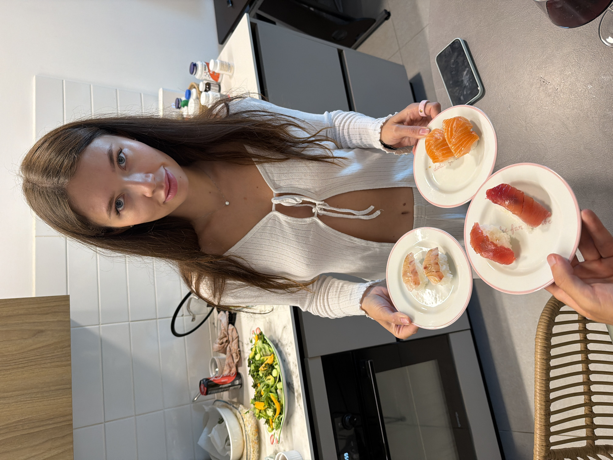Sushi and red wine night in Tel Aviv