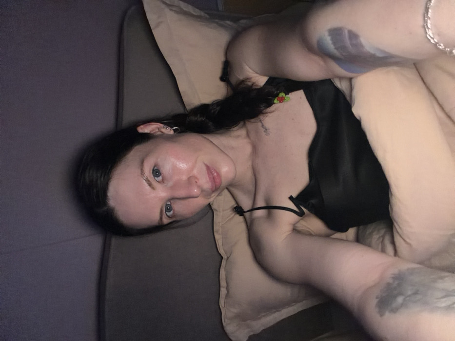 Woman documents evening self-care routine with family in Perm