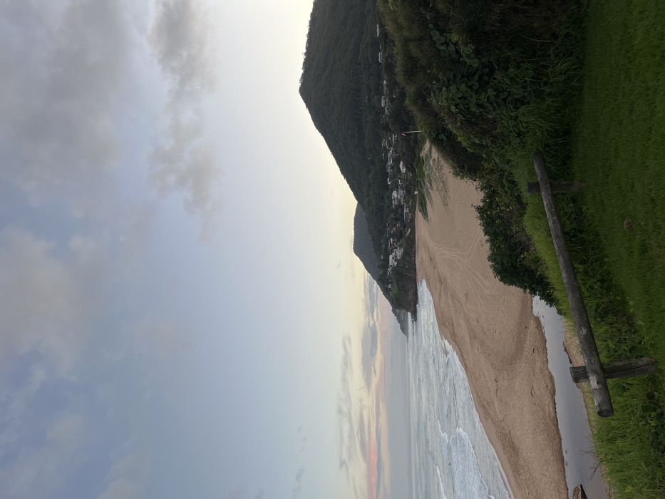 Dawn coastal view documented in Stanwell Park, Australia