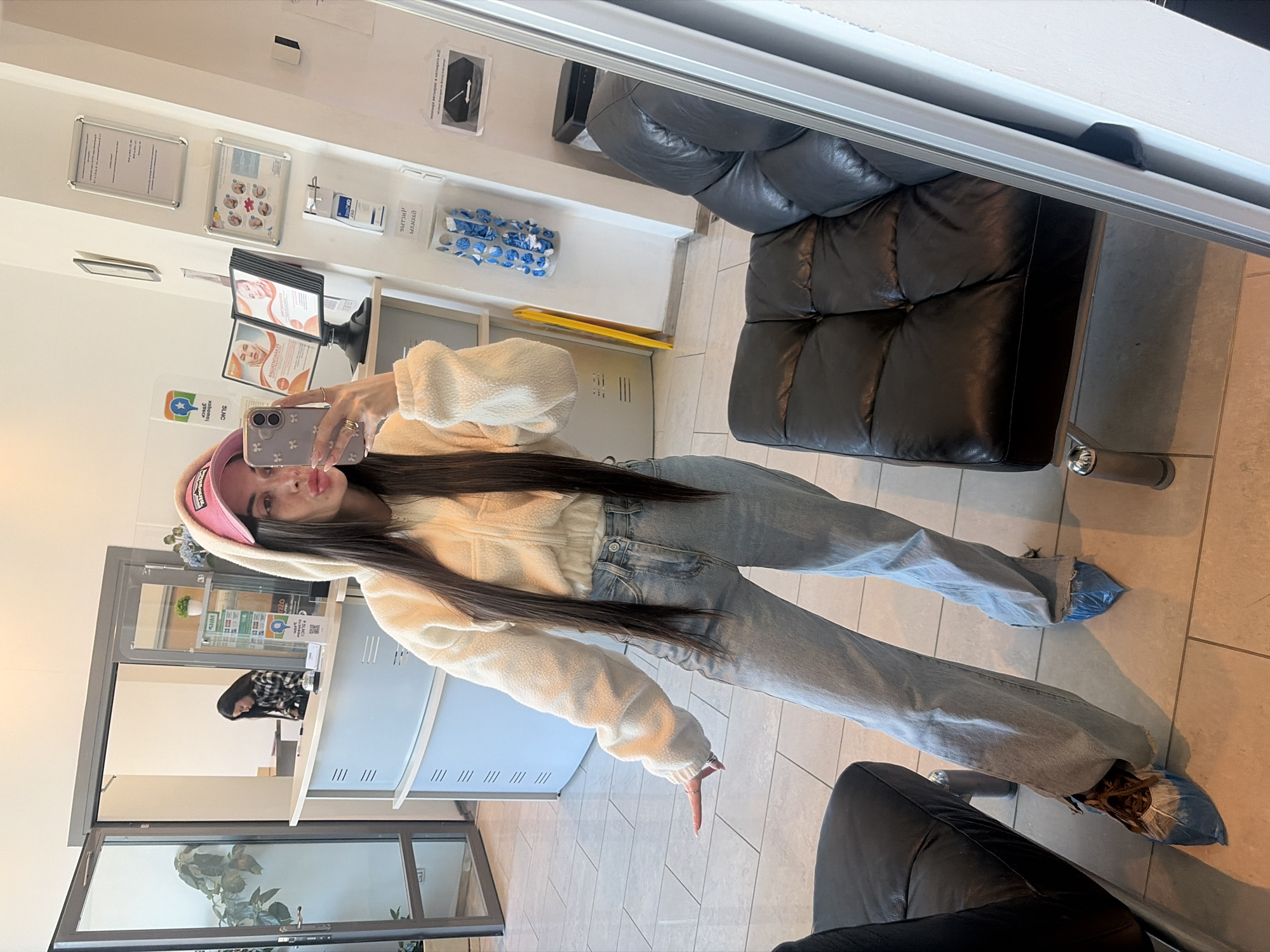 Woman visits clinic, captures street scenes in sunny Saint Petersburg