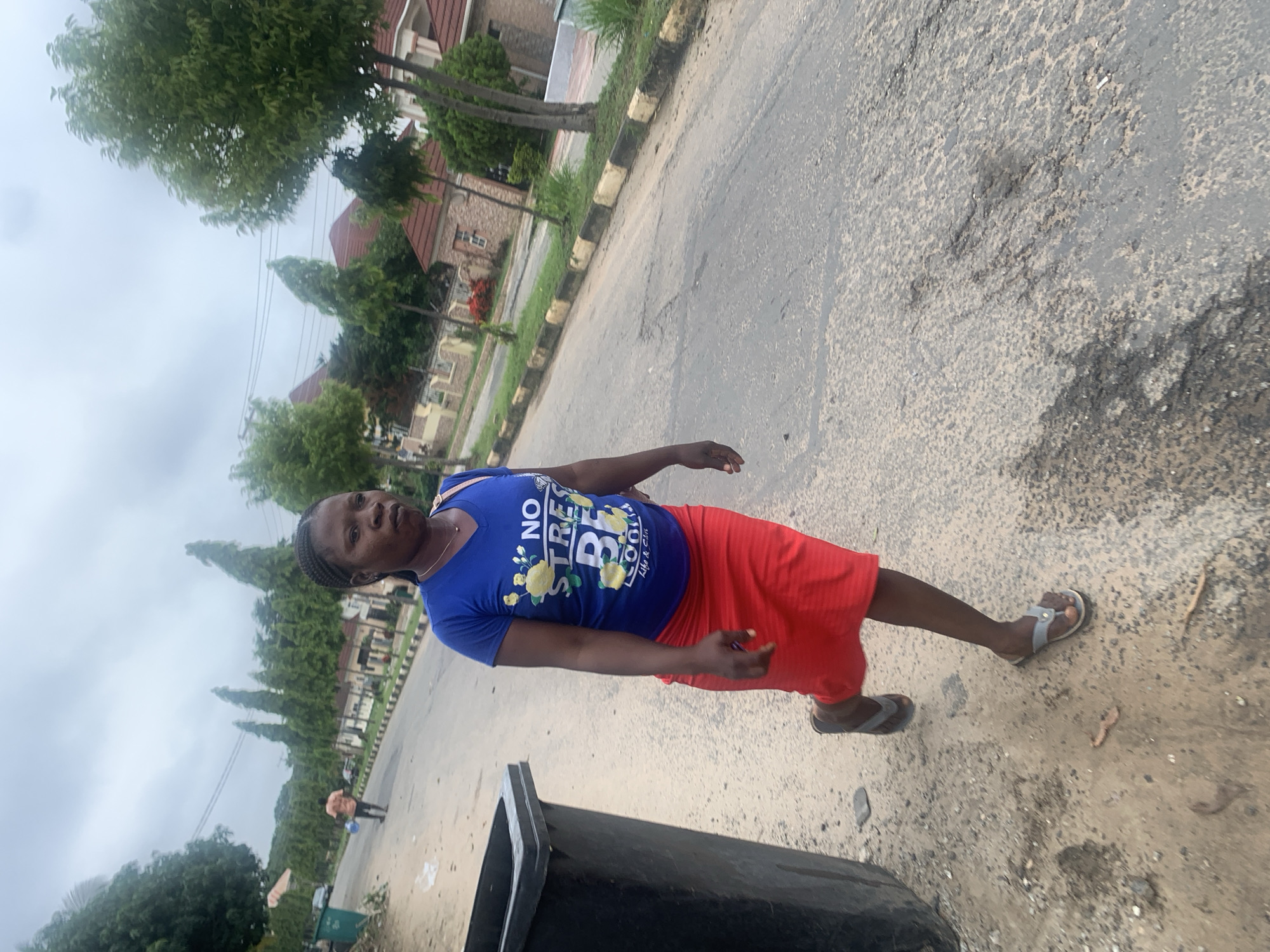 Morning street life and daily routines in residential Abuja