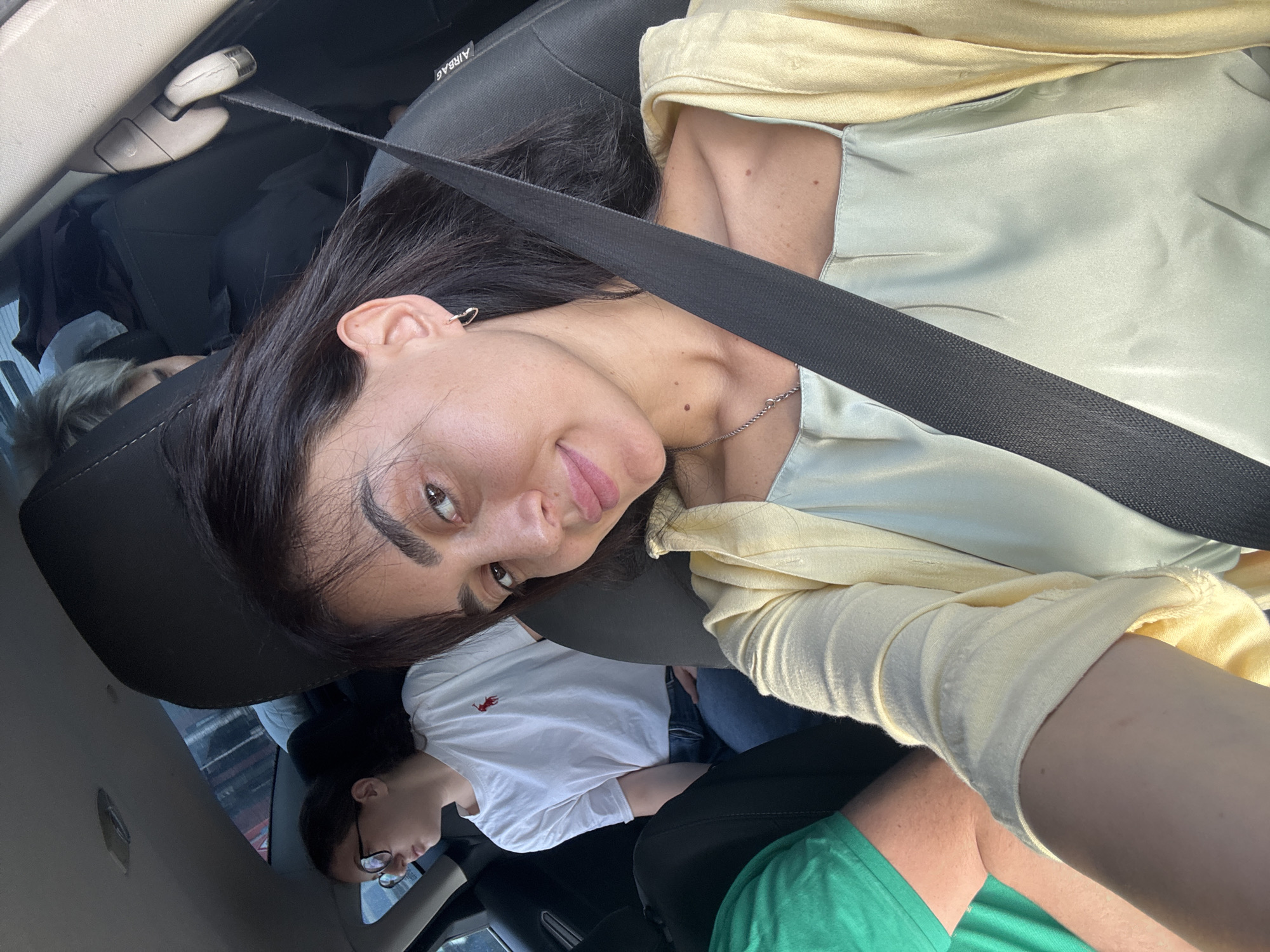 Morning drive through Tbilisi streets, construction yards, and storefronts