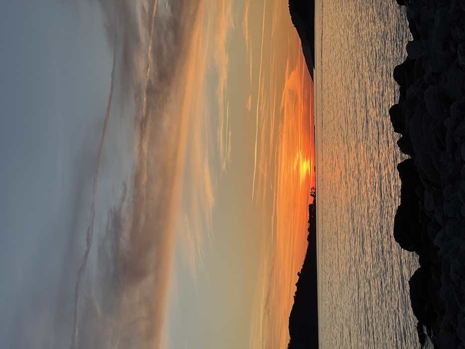 Coastal sunset documented across Montenegro's Budva Riviera beaches