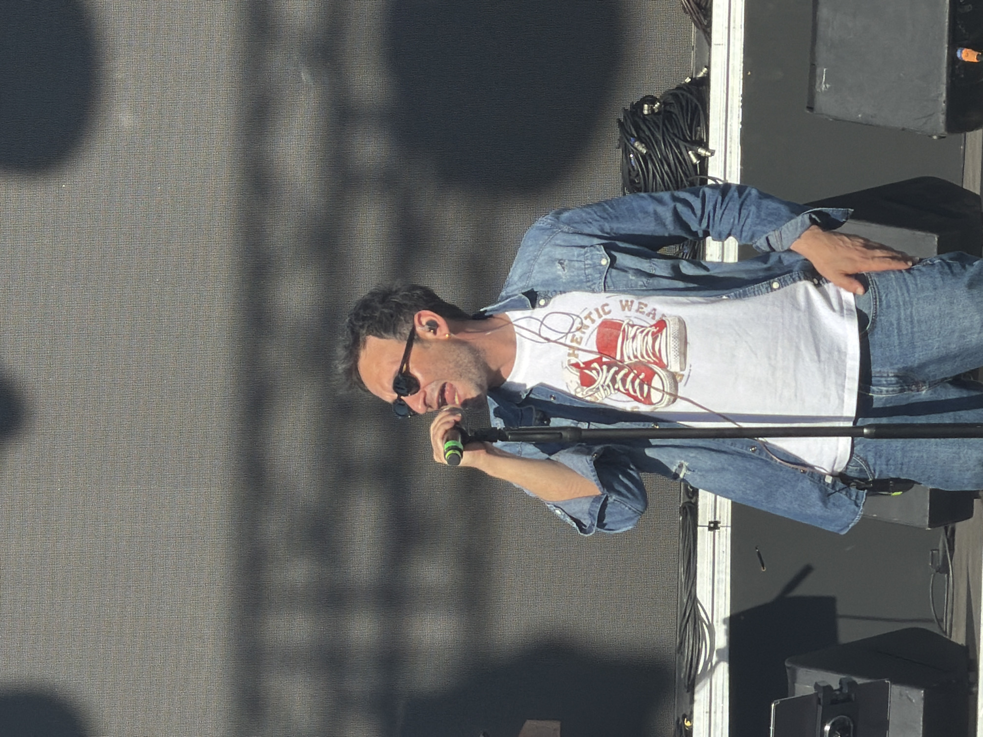 Band performs outdoor concert in Larnaca, Cyprus