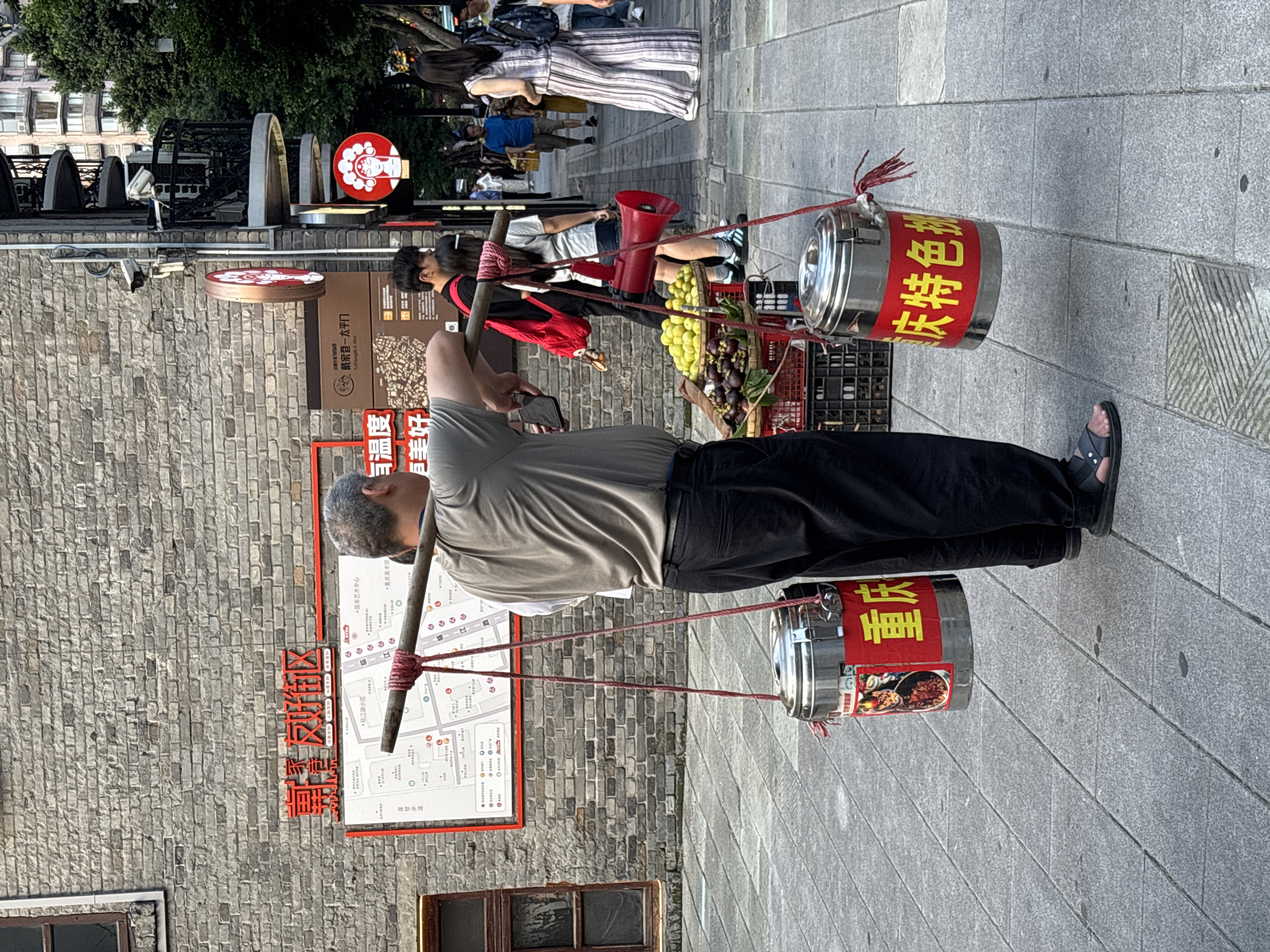 Street life and old-meets-new architecture in Chongqing's Yuzhong District