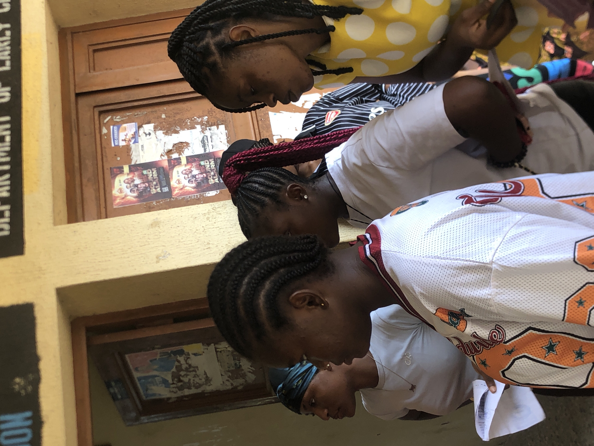 Young people gather socially in Nigerian communities