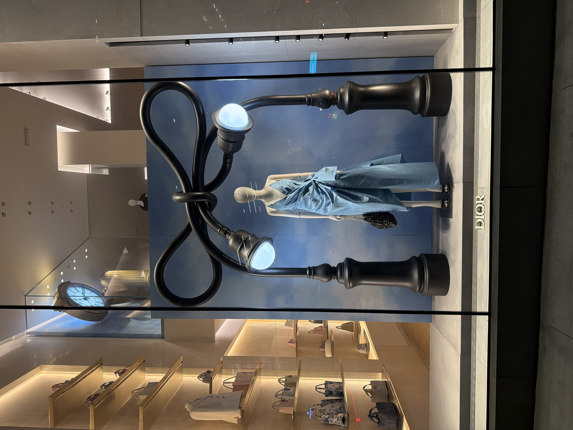Late-night tour of Midtown's luxury storefronts and taxi-themed window displays