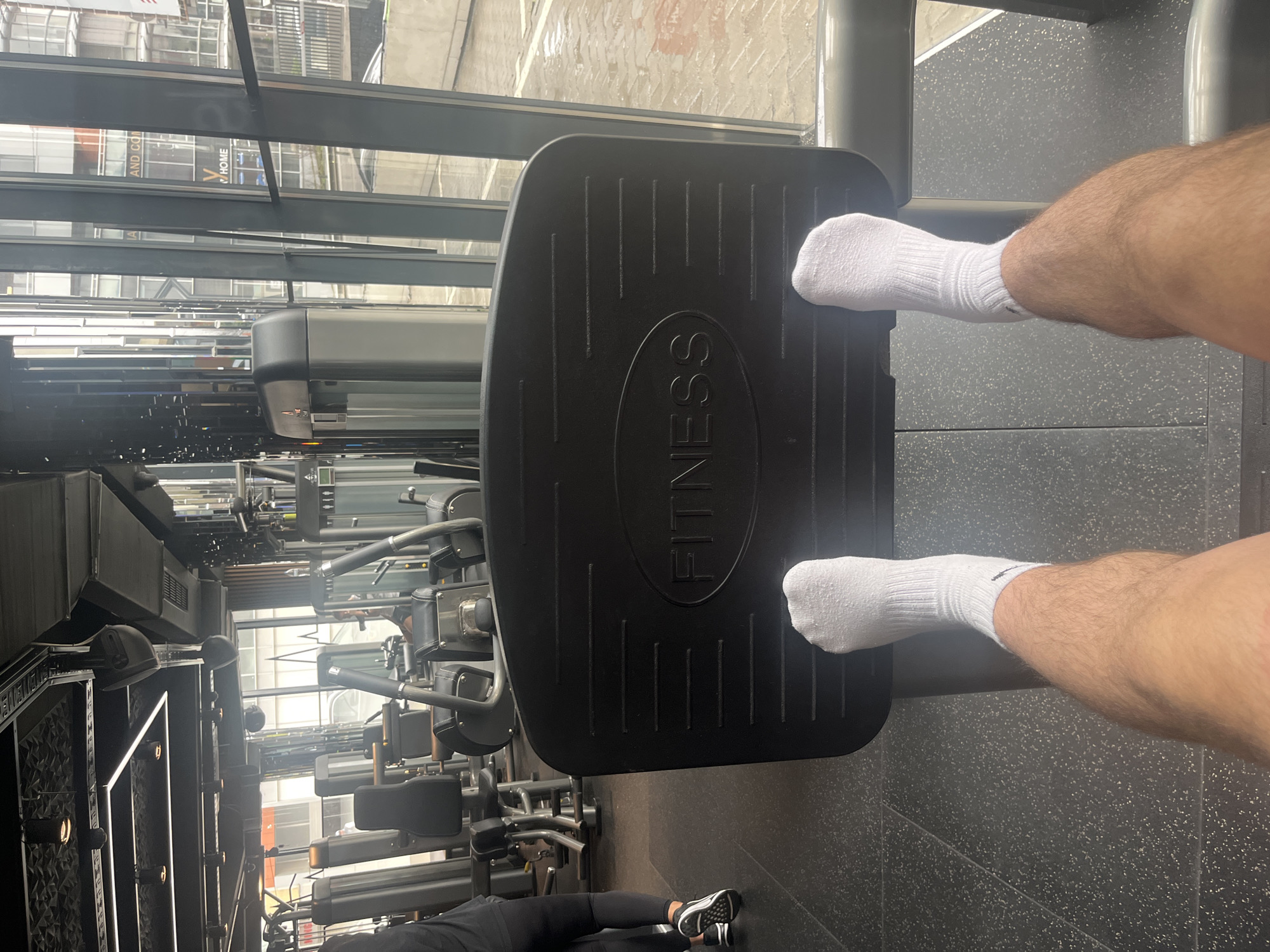 Gym workout session documented in Sofia, Bulgaria