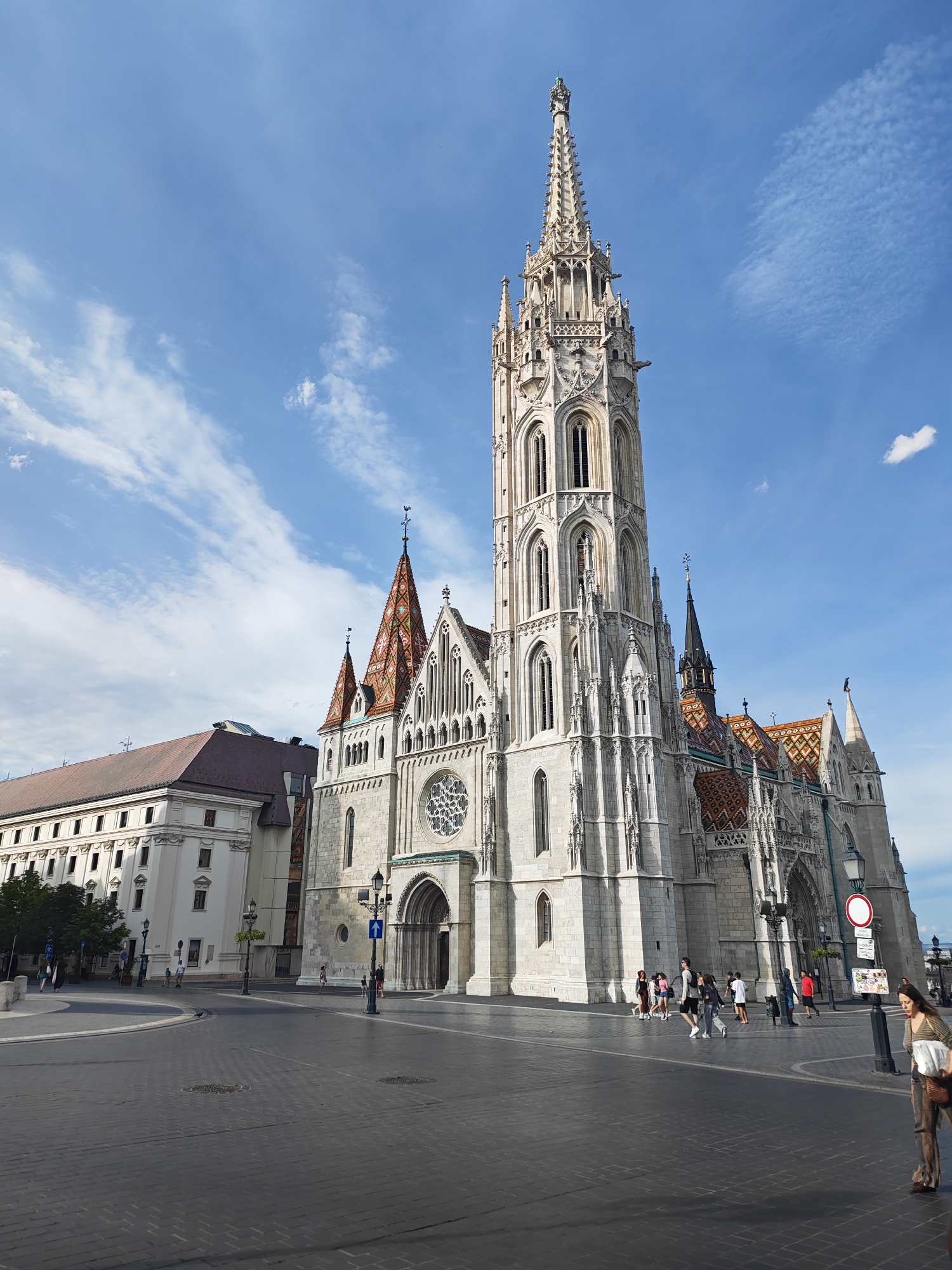 Matthias Church and Castle Hill monuments on a Budapest afternoon