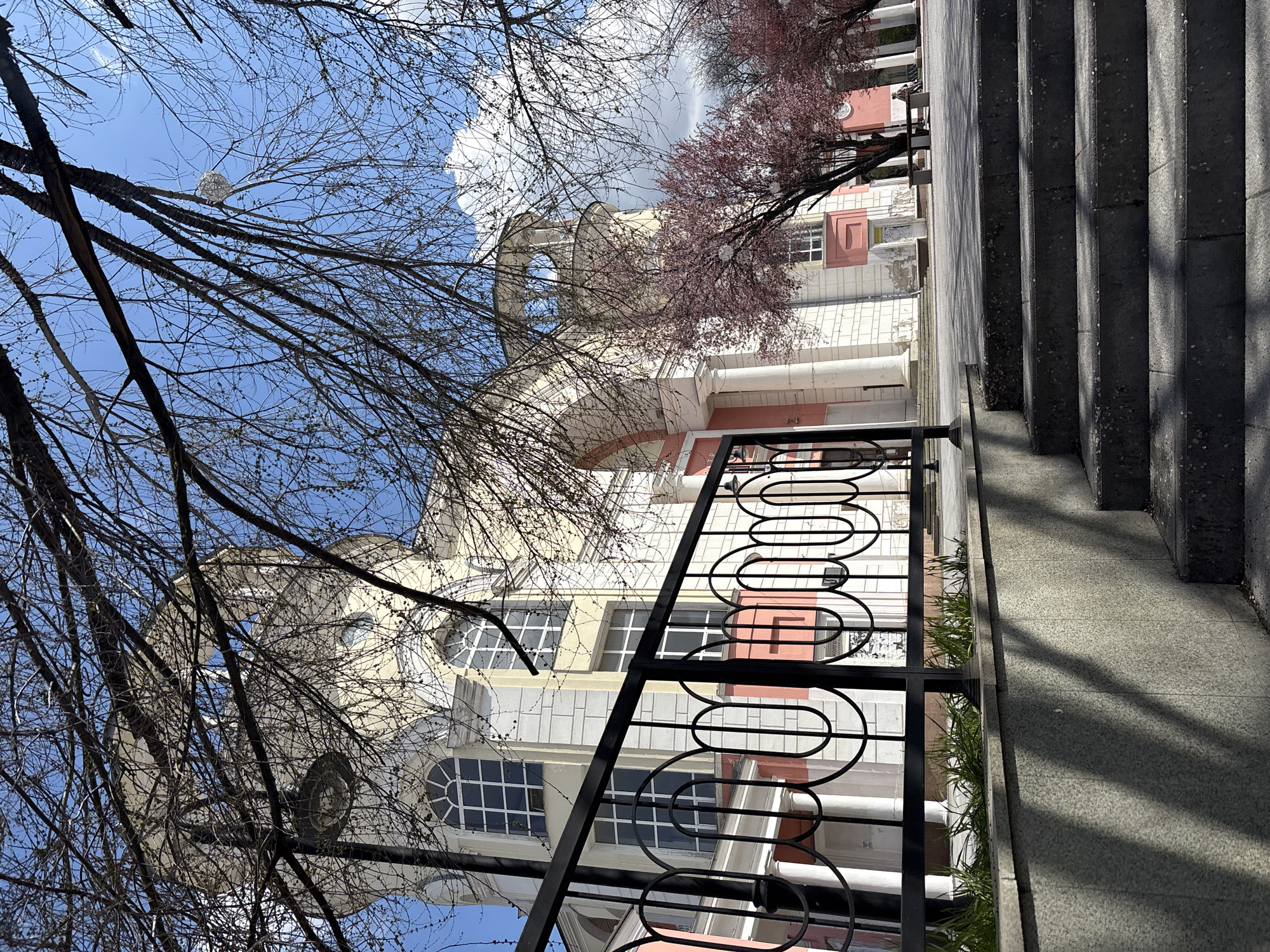 Street scenes documented around Simferopol theater district