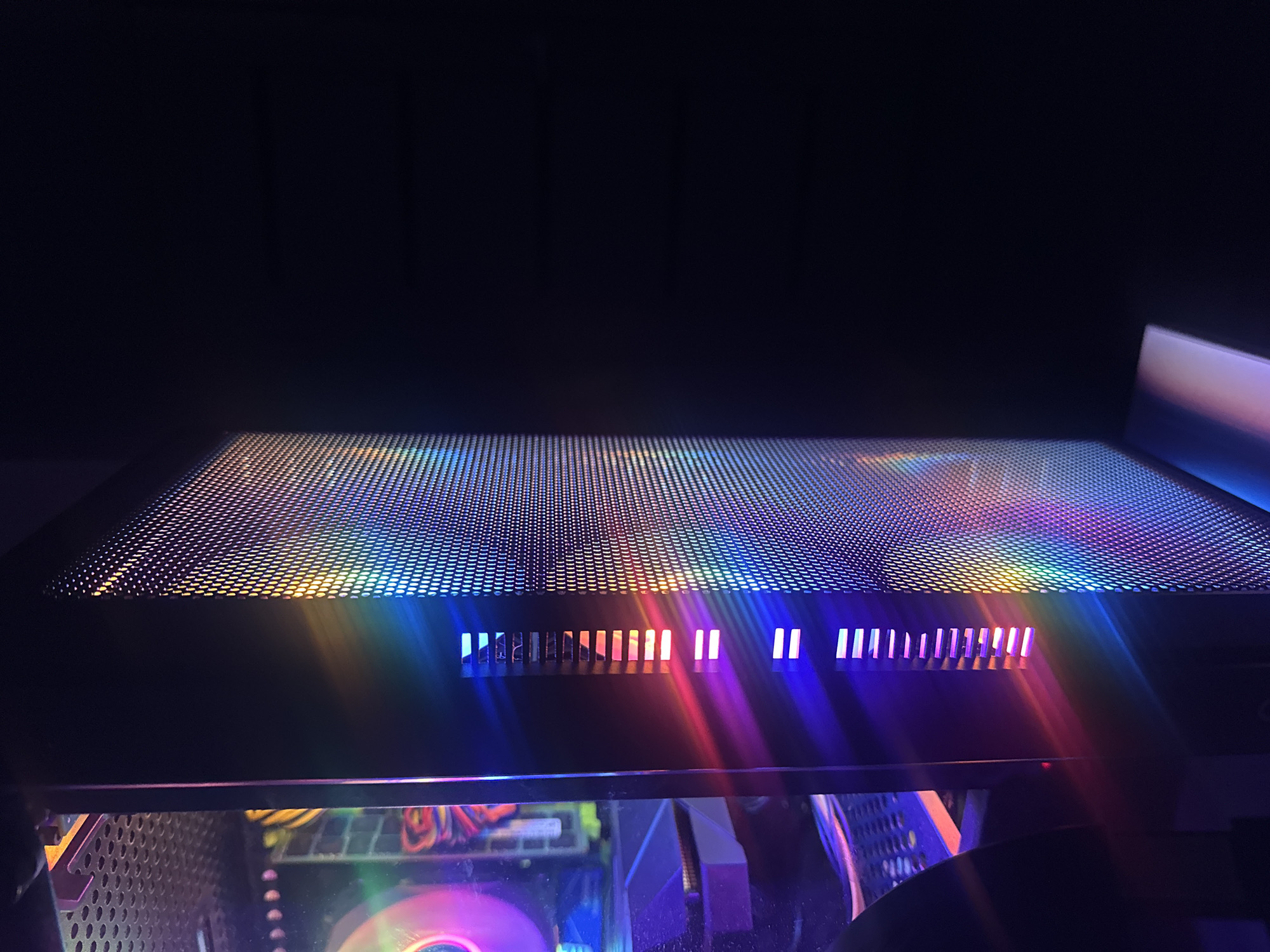 Resident documents gaming setup and home interior in Chaikovsky