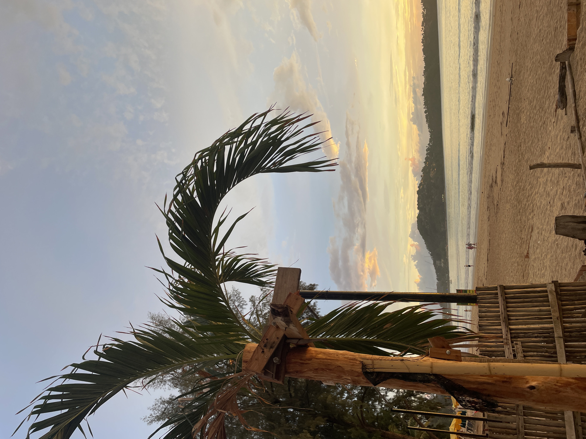 Sunset documented at Choeng Thale beach, Thailand