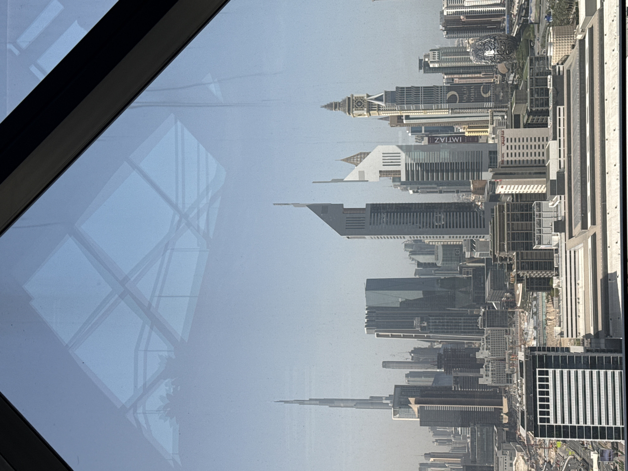 Panoramic Dubai cityscape captured from elevated viewpoint