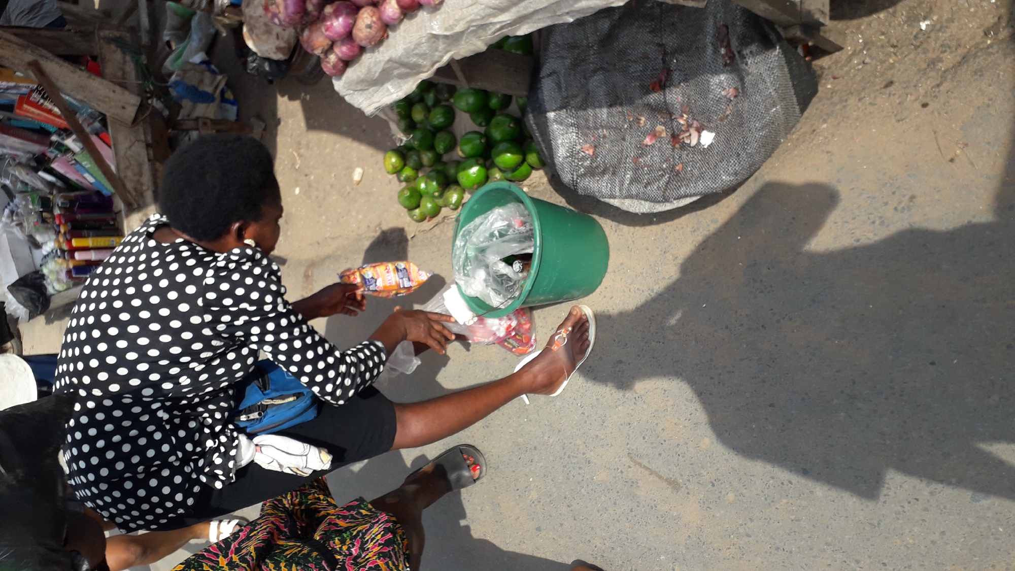 Daily street market scenes documented in Onitsha Nigeria