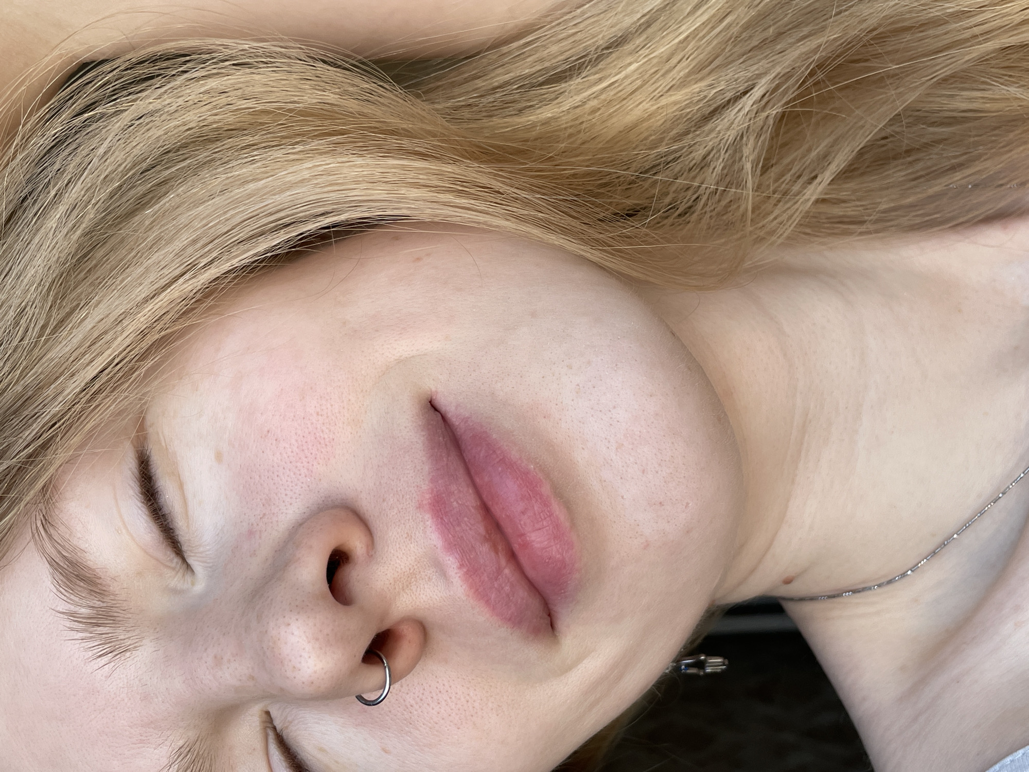 Young woman photographed in casual moments in Izhevsk