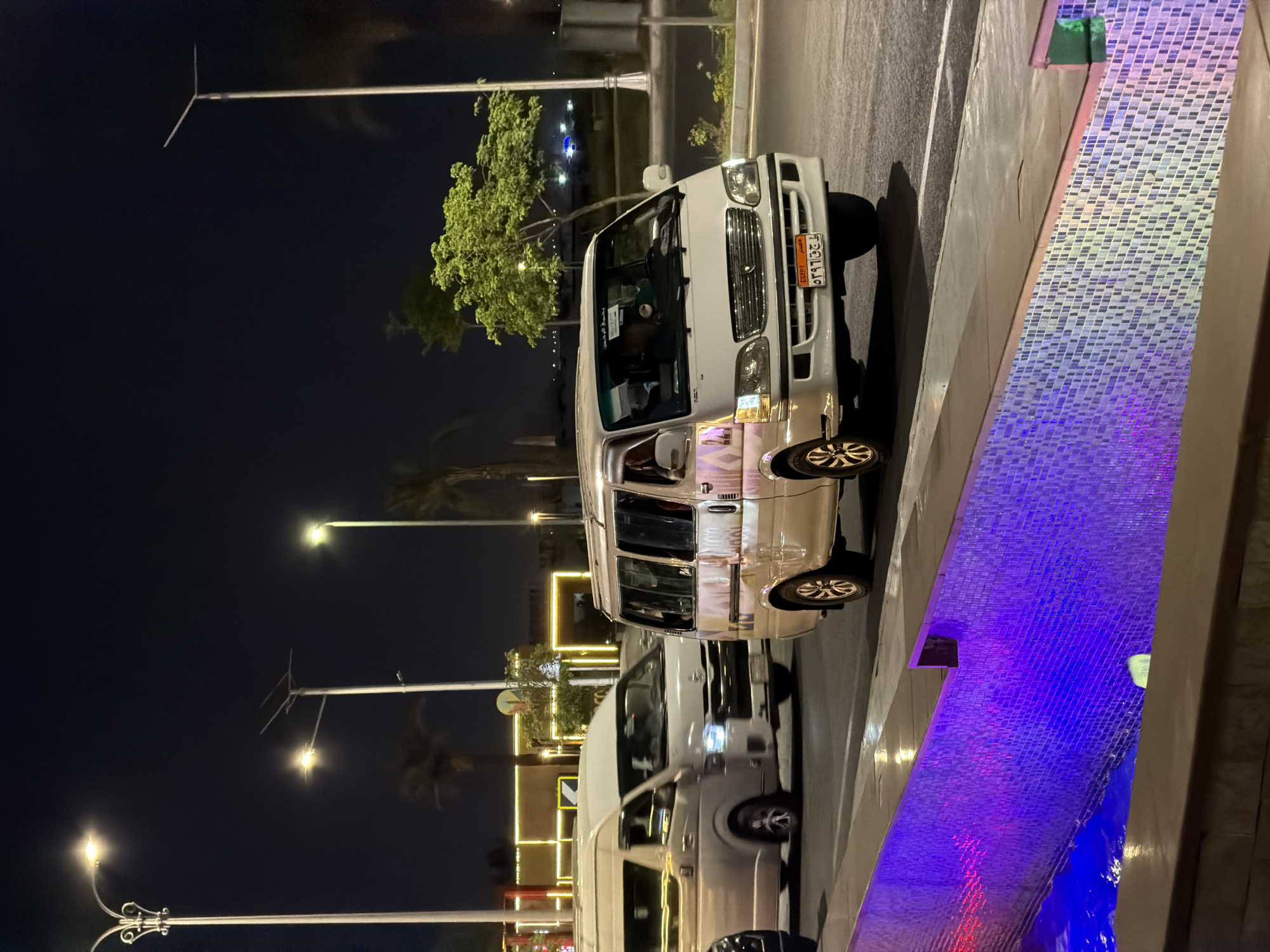Sharm El Sheikh promenade at dusk and into the night