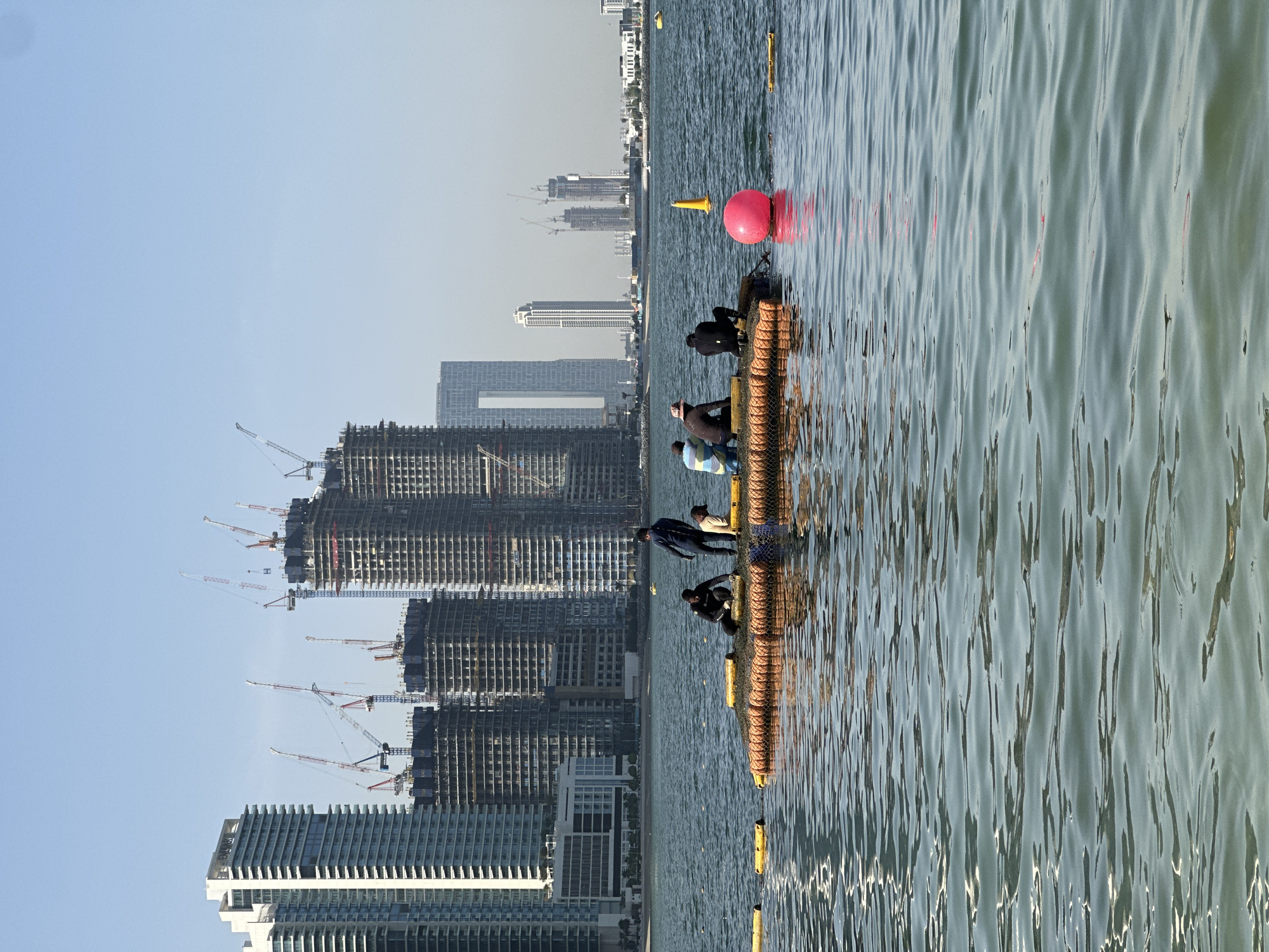 Early morning scenes captured along Dubai's modern waterfront district