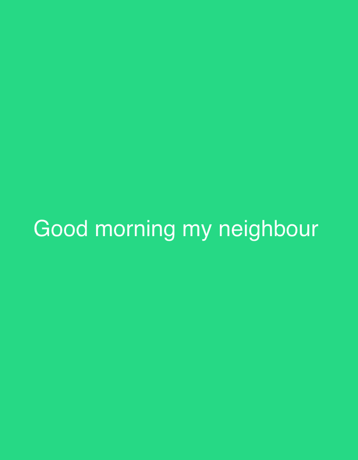 Morning greetings shared in Rafin Par, Nigeria