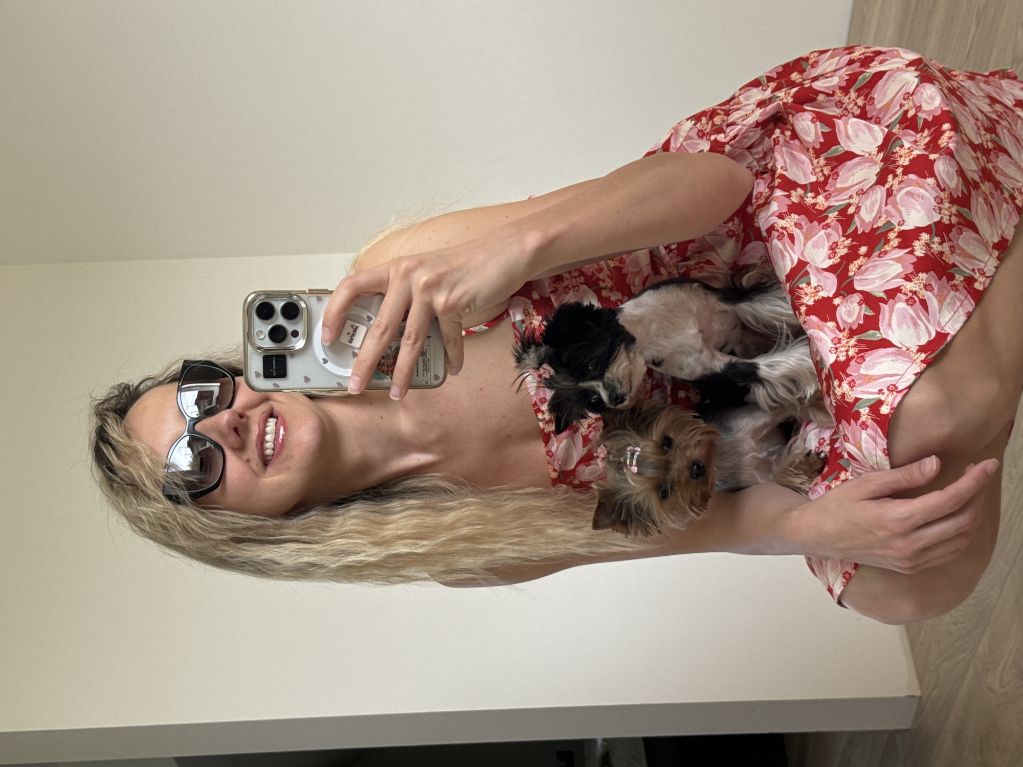 Woman stages elaborate dog photo shoot in Latvia